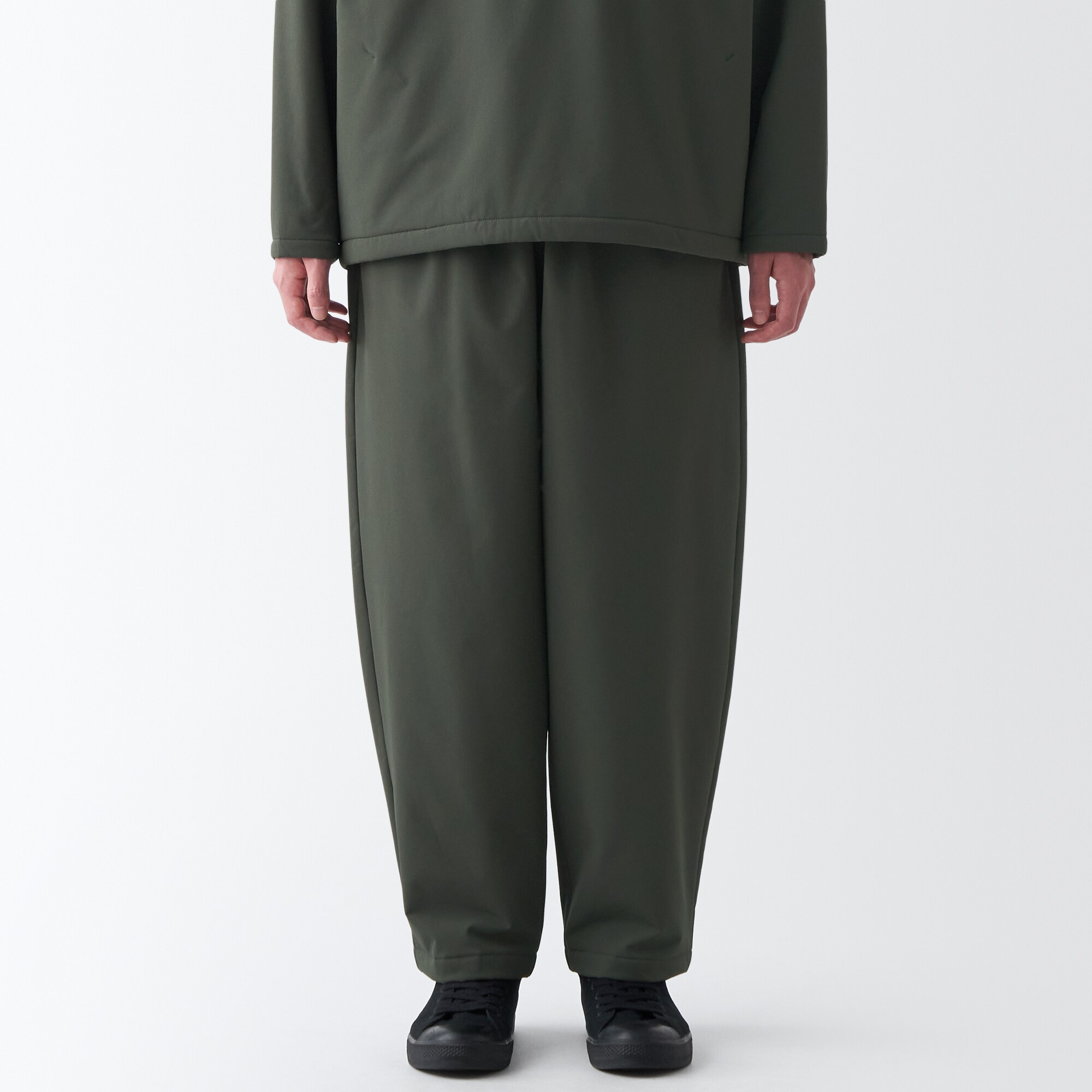 裏起毛ワイドパンツ