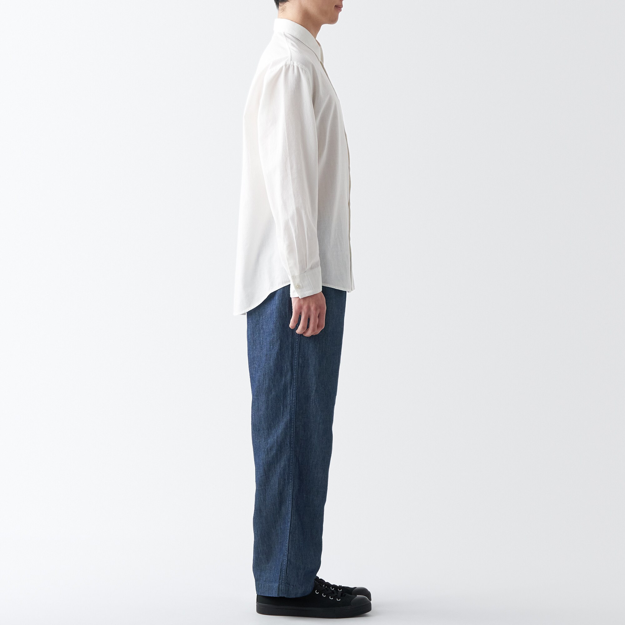 ラミーコットンデニムパンツ（紳士）