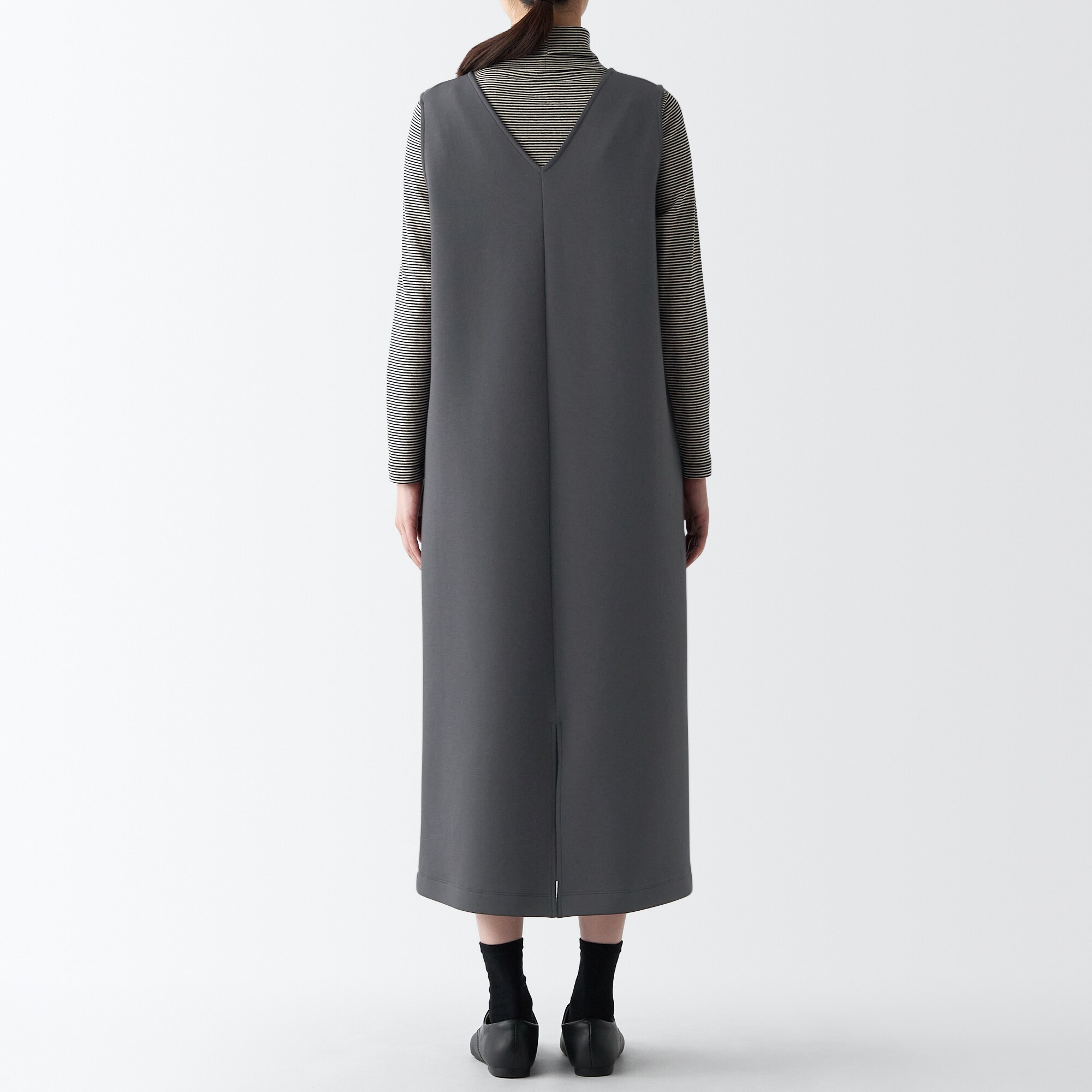 二重編みスウェットジャンパースカート