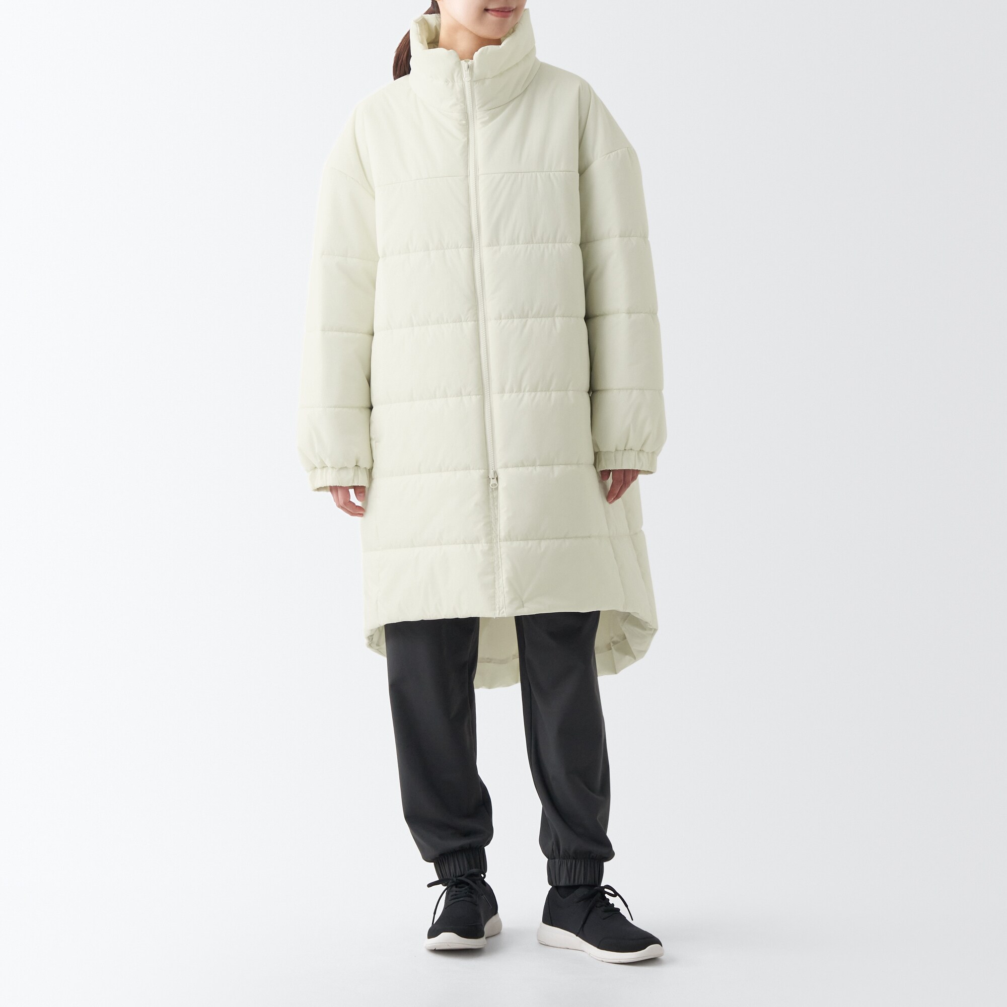 防風撥水中わたコート