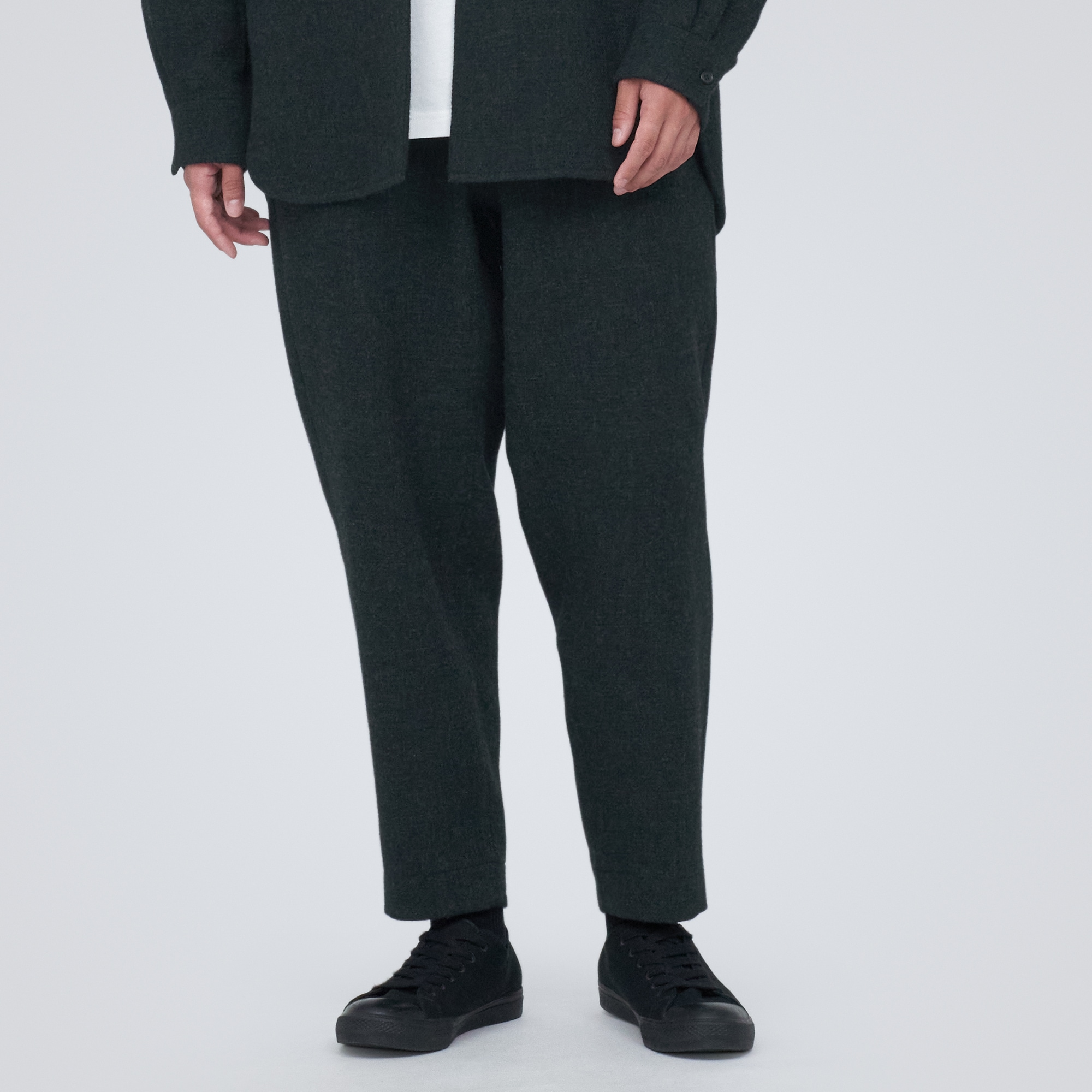 再生ウール混二重織りパンツ（紳士）