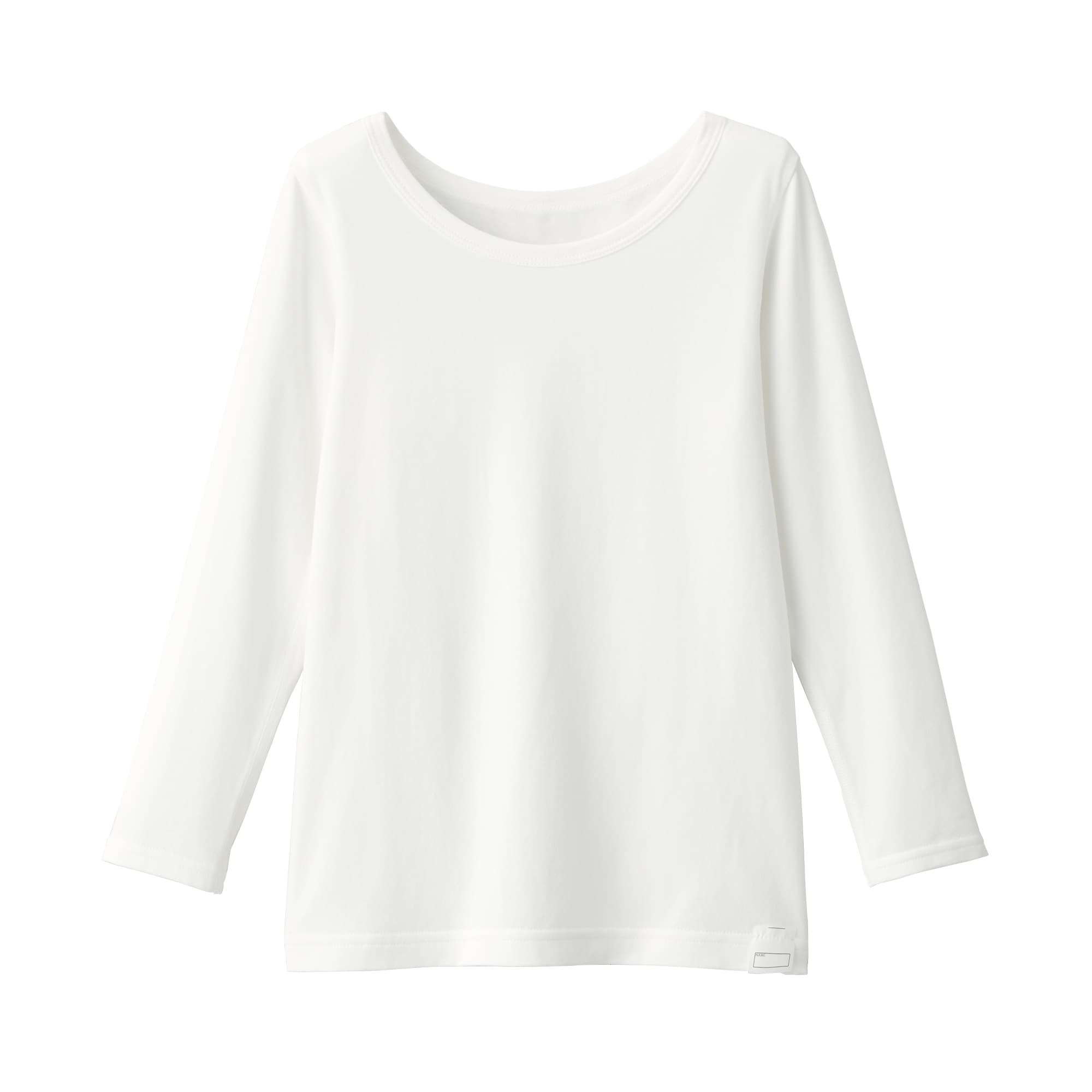 あったか綿　クルーネック長袖Ｔシャツ（キッズ）