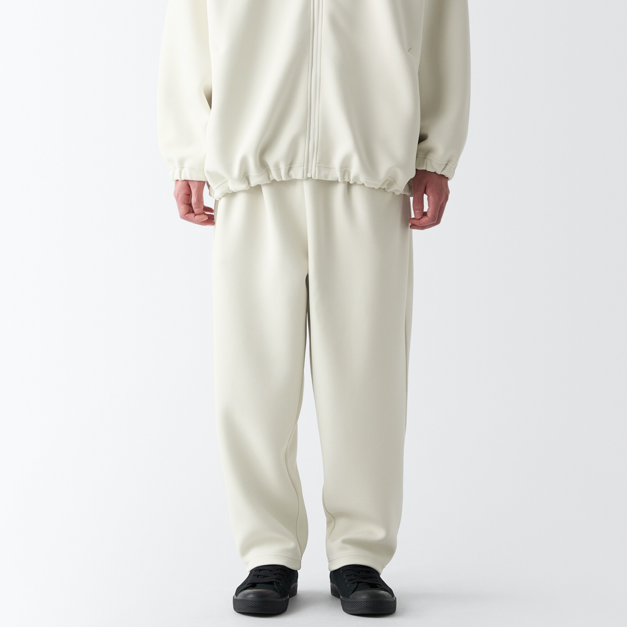 二重編みスウェットパンツ