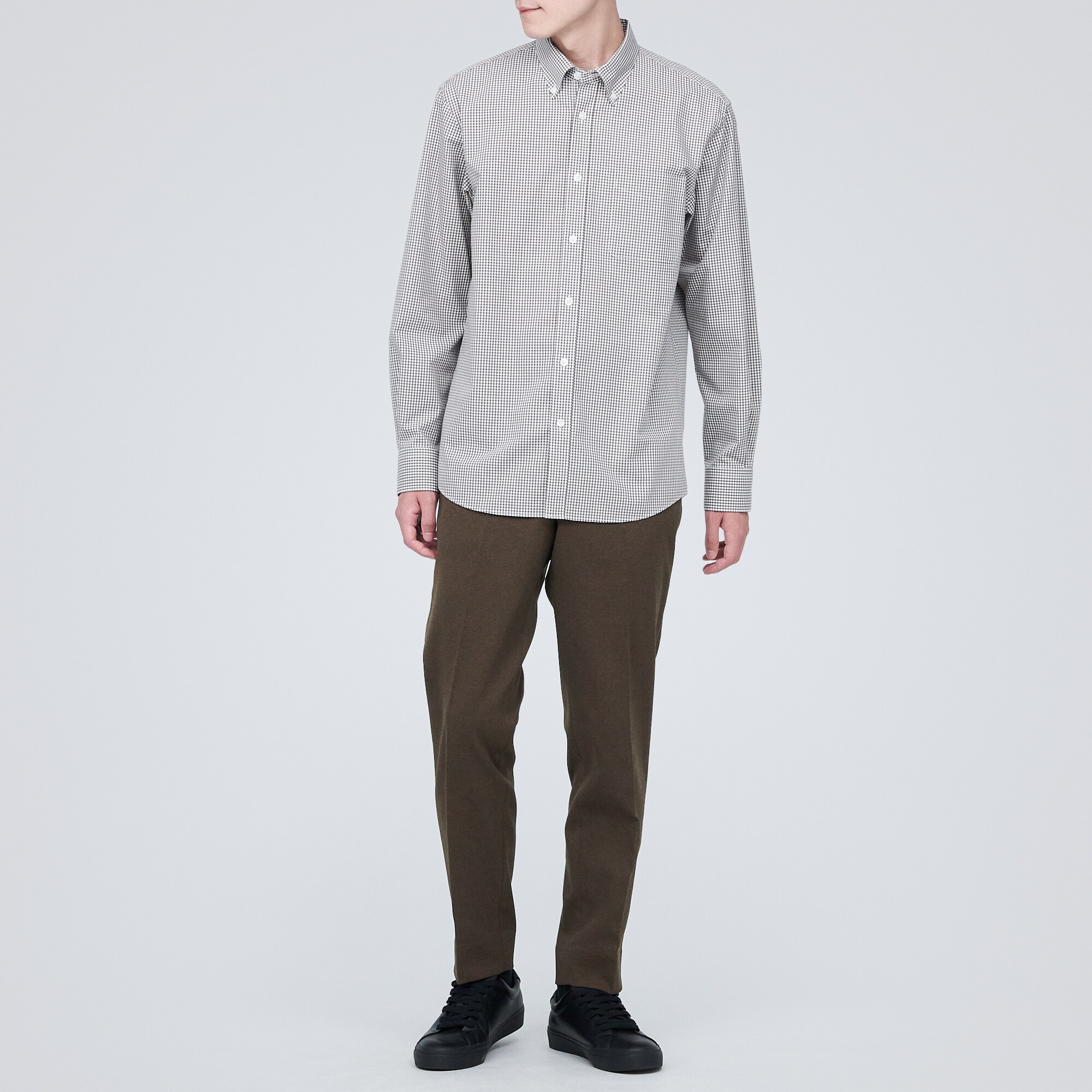 【セットアップ可能】起毛ストレッチパンツ