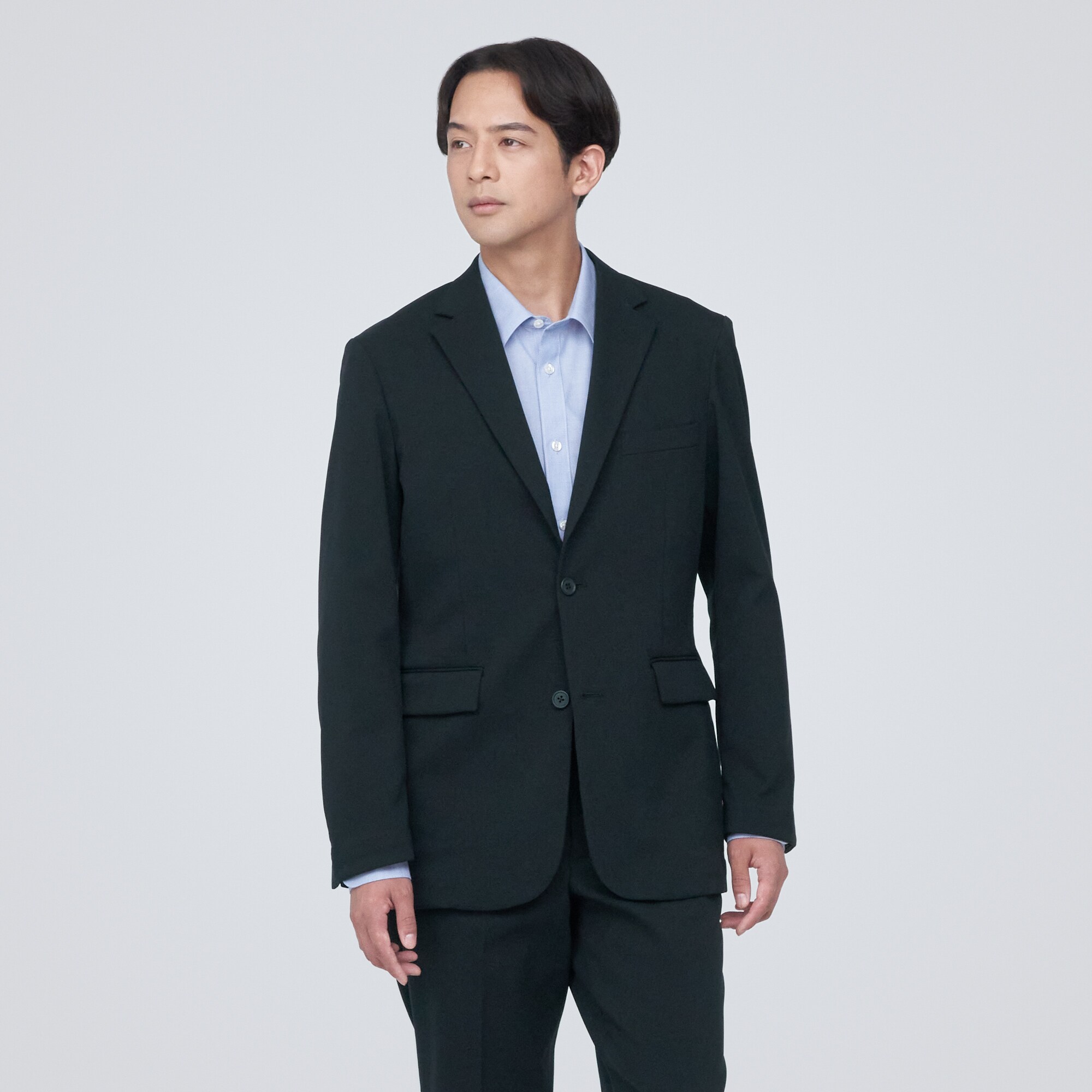 【セットアップ可能】起毛ストレッチジャケット