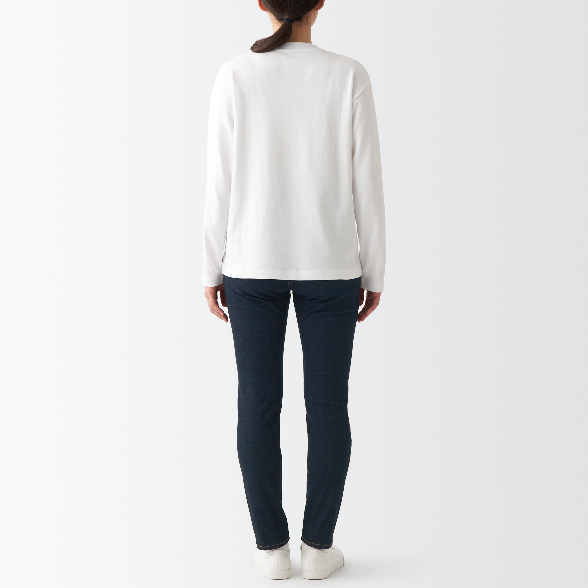 【スキニー】スーパーストレッチデニムスキニーパンツ（股下７０ｃｍ）ブルー