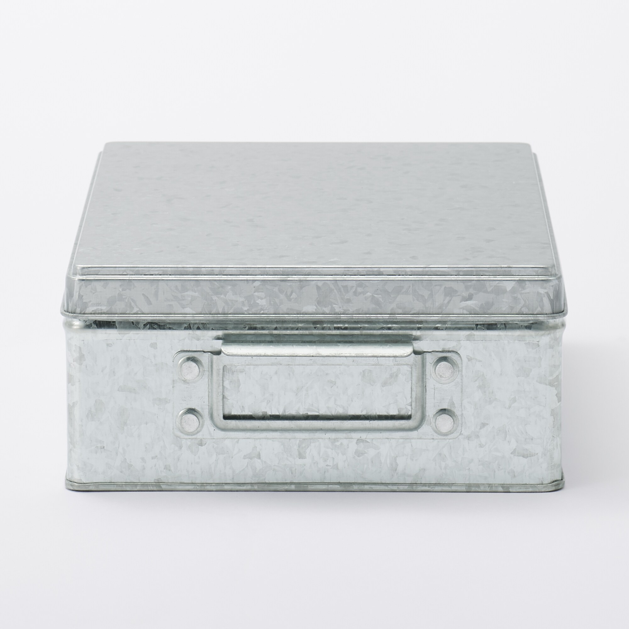 トタンボックス　小　高さ８．５ｃｍタイプ　約幅１９×奥行２７×高さ８．５ｃｍ