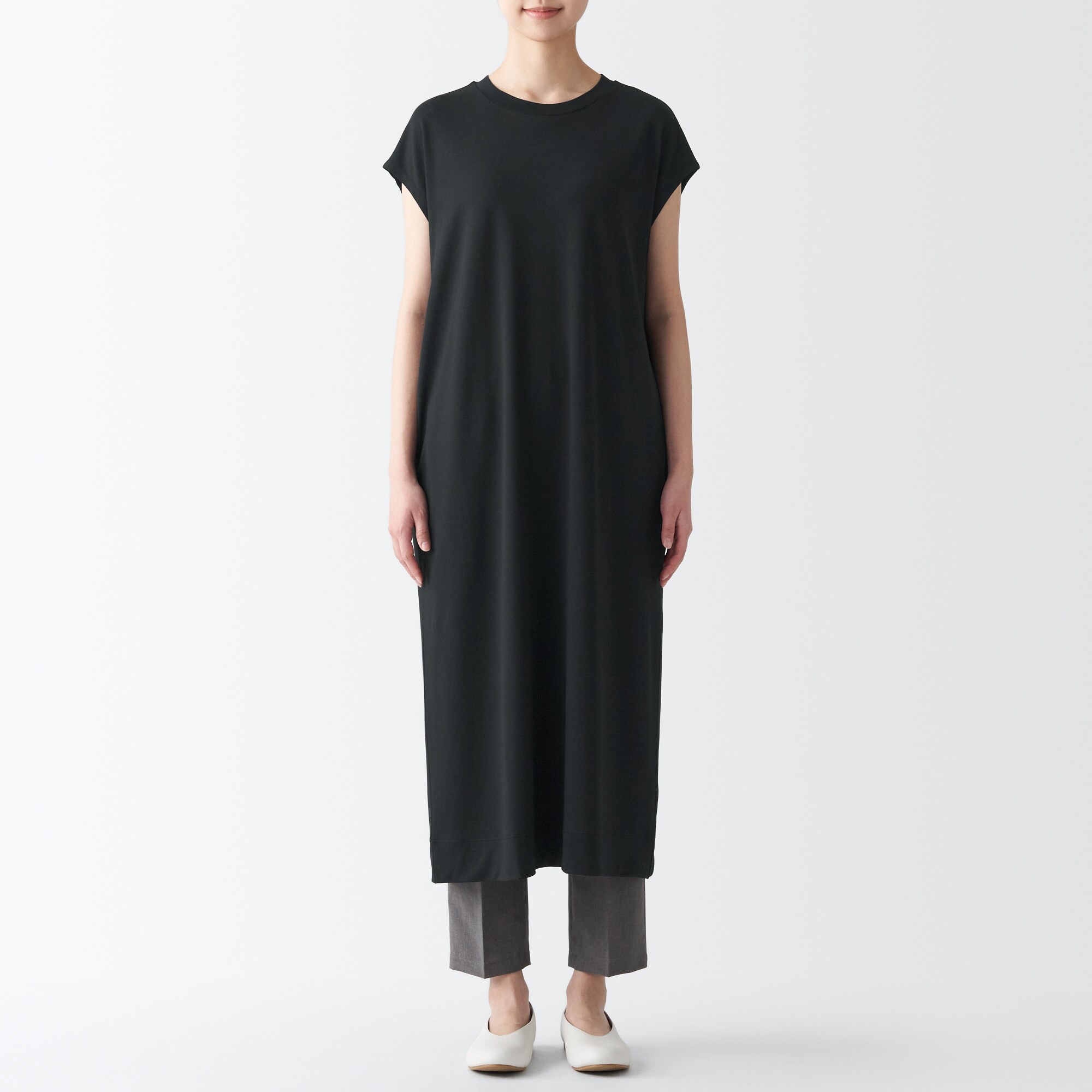 和紙混天竺編みワンピース（婦人）