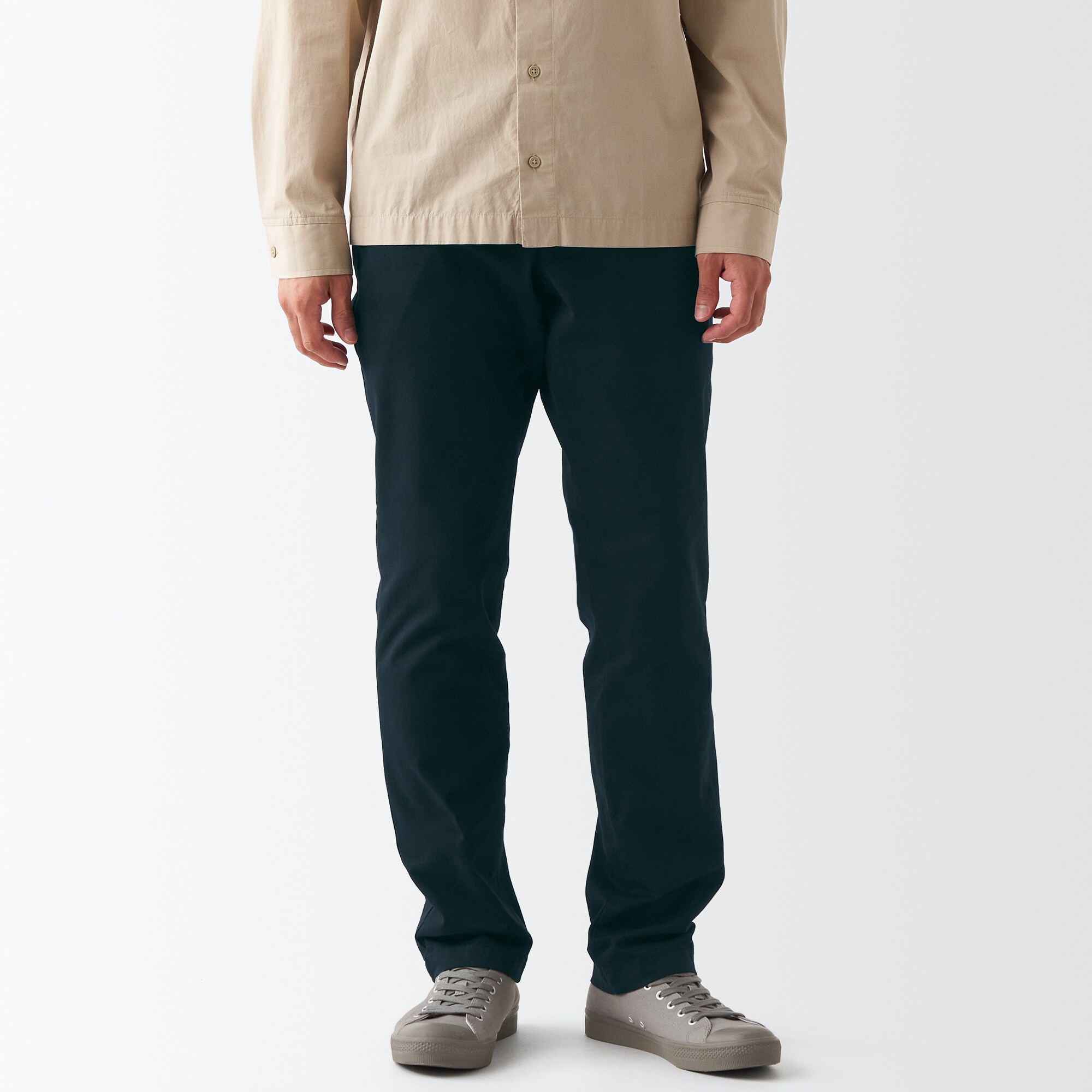 【スリム】縦横ストレッチチノスリムパンツ（股下８５ｃｍ）