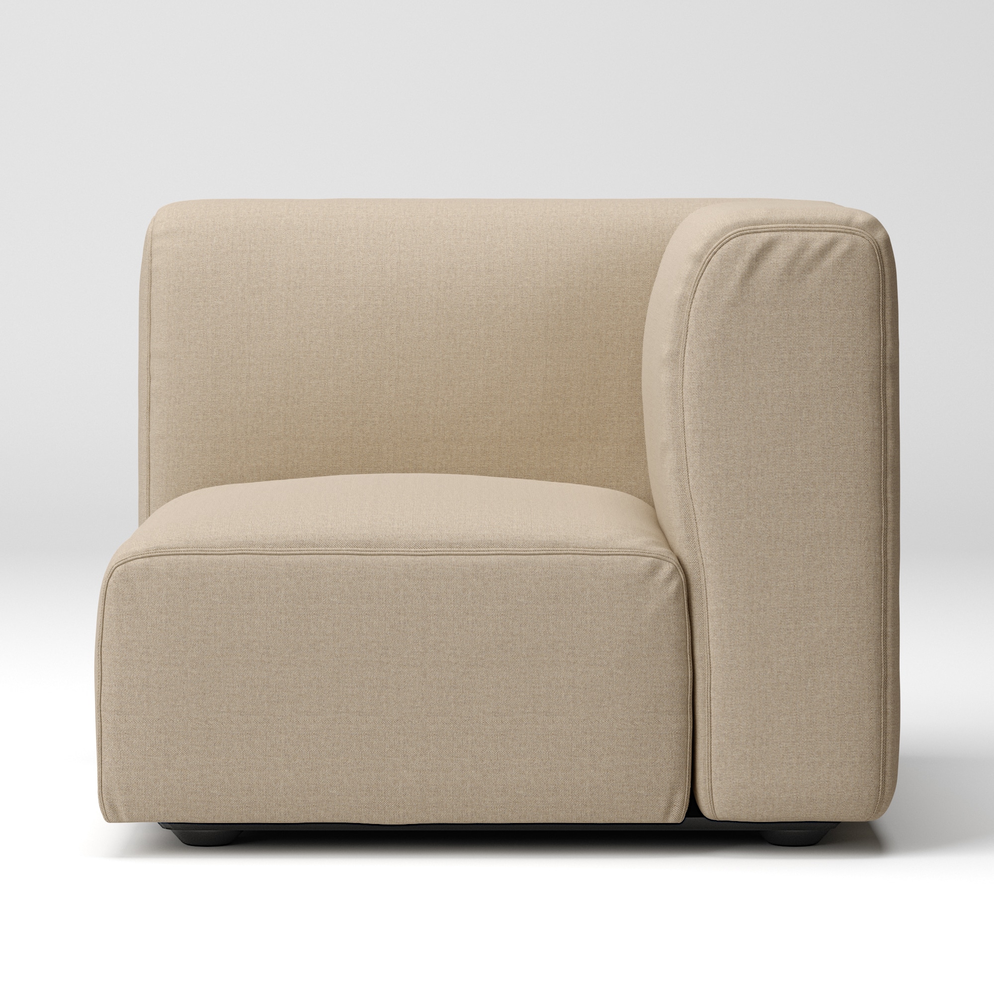 【カバー】綿帆布　ユニットソファ　アーム付　小用カバー