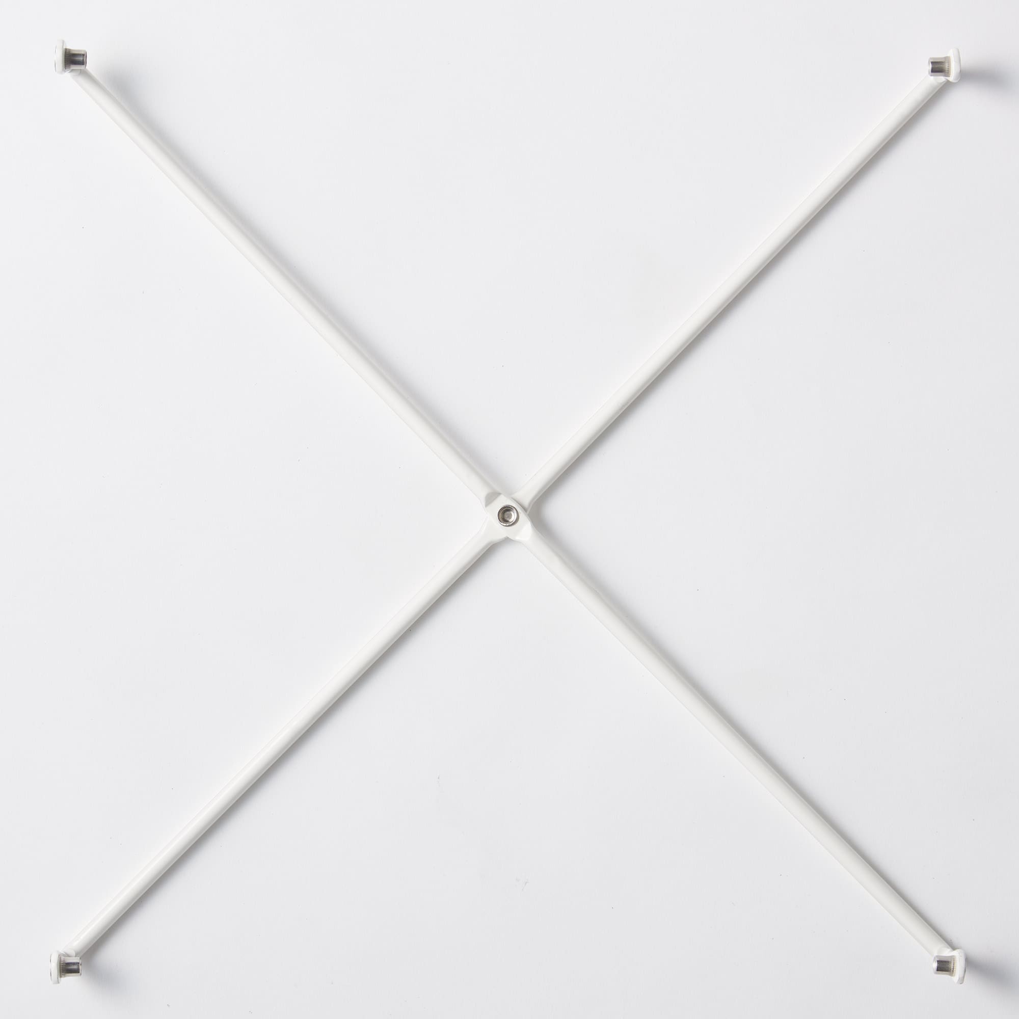 スチールユニットシェルフ用サイドクロスバー・奥行２５ｃｍ用・ライトグレー　２組セット