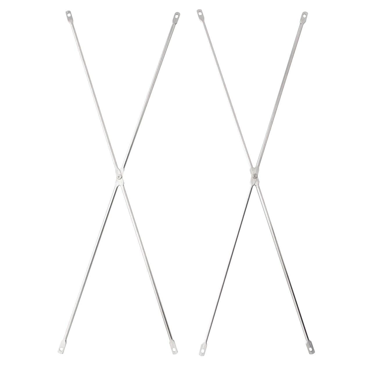 ステンレスユニットシェルフ用・クロスバー　２個セット　追加棚・コーナー単独使用専用