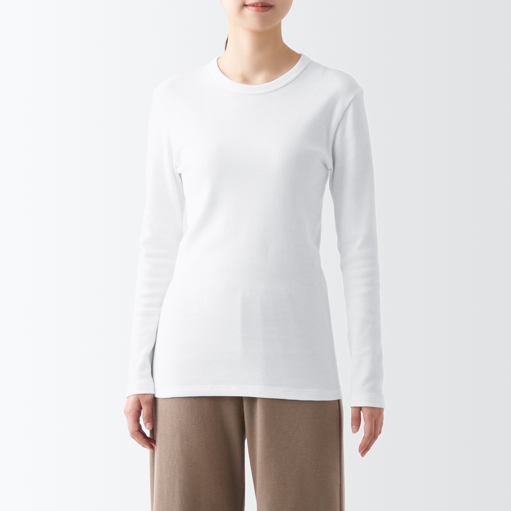 あったか綿　厚手　長袖Ｔシャツ