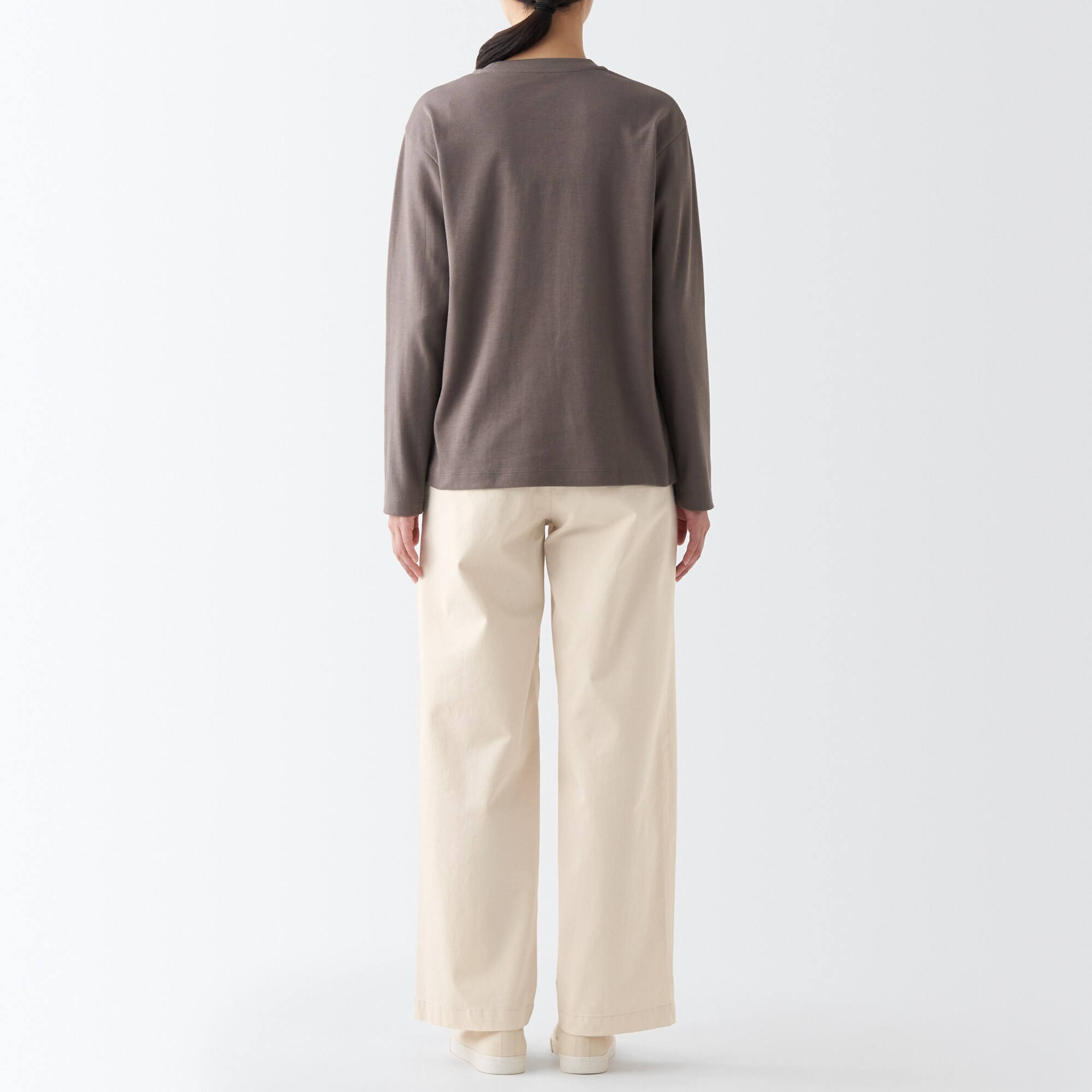 縦横ストレッチチノワイドパンツ（股下７３ｃｍ）新サイズ対応