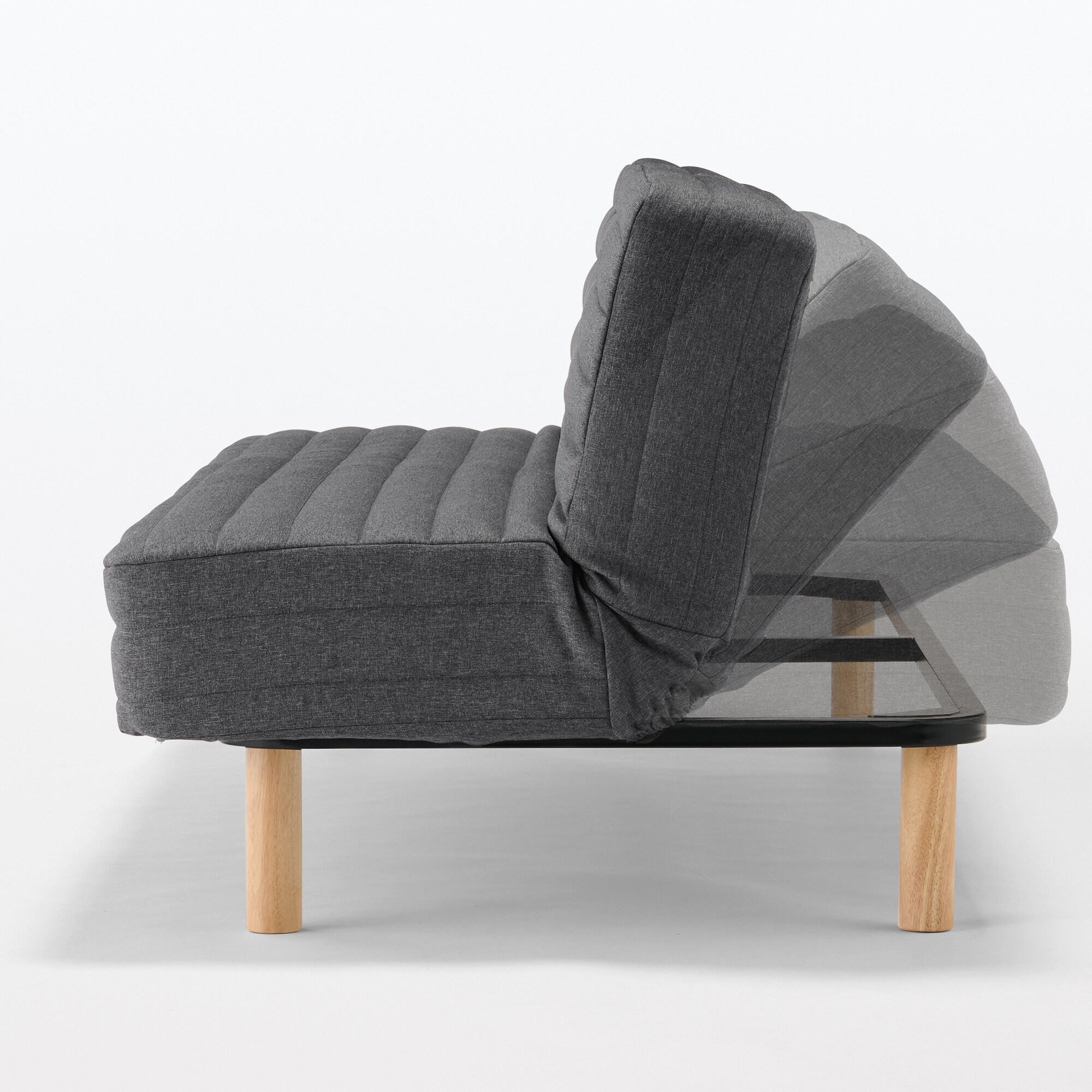 リクライニングソファベッド　幅９８×奥行１９８ｃｍ（脚は別売り）