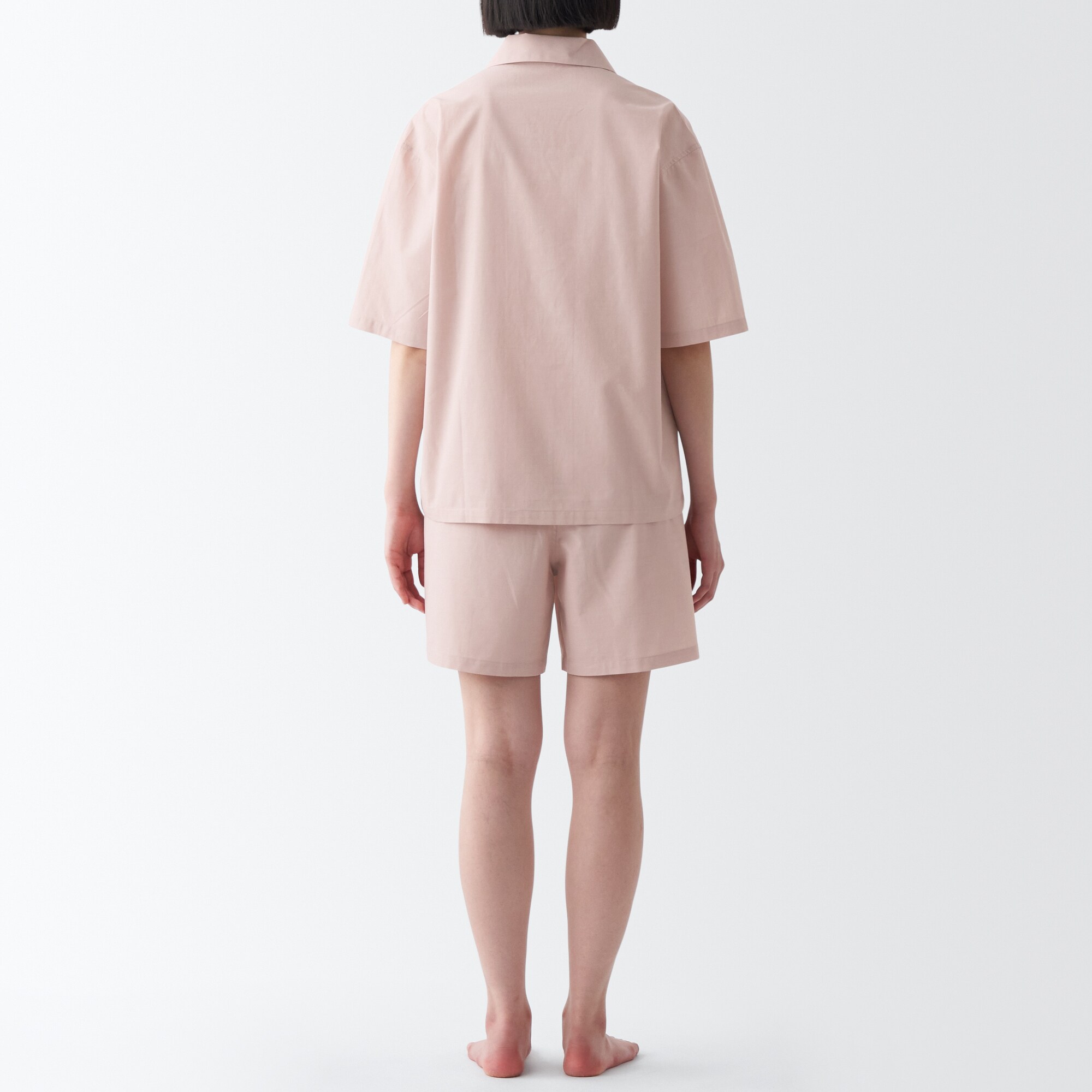 綿ブロード　半袖パジャマ