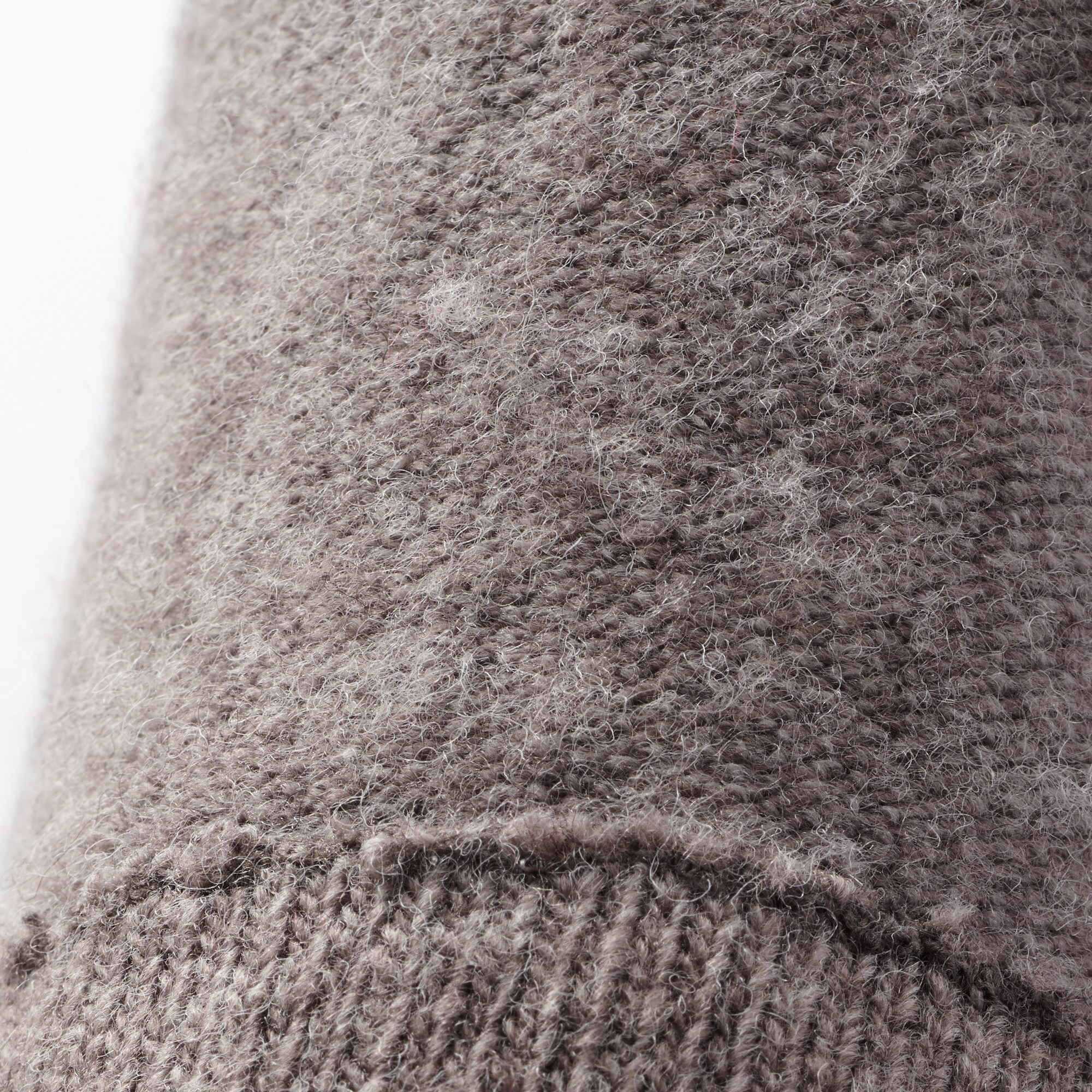 ウール混　裏起毛　　タッチパネル手袋　