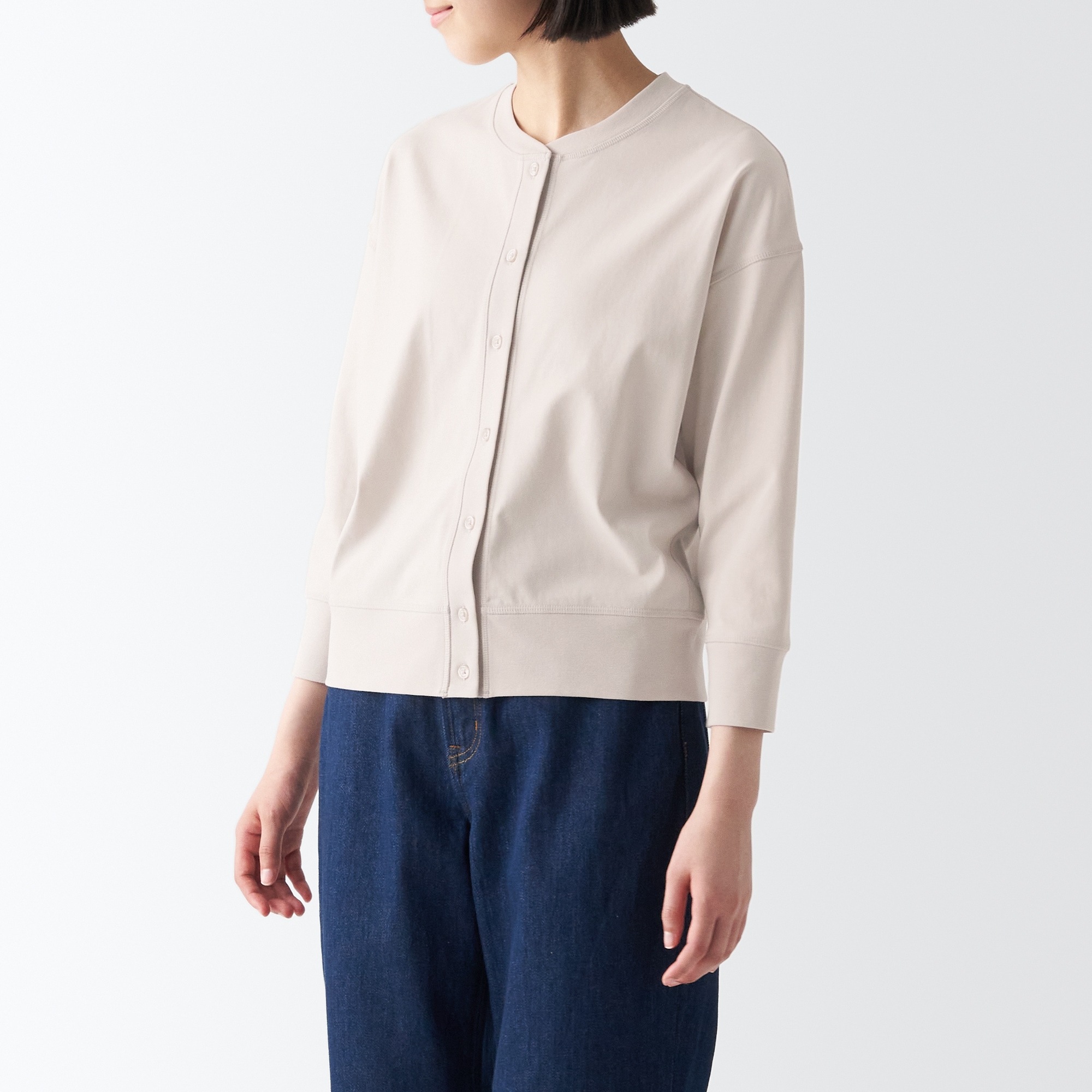 ＵＶカット天竺編みカーディガン