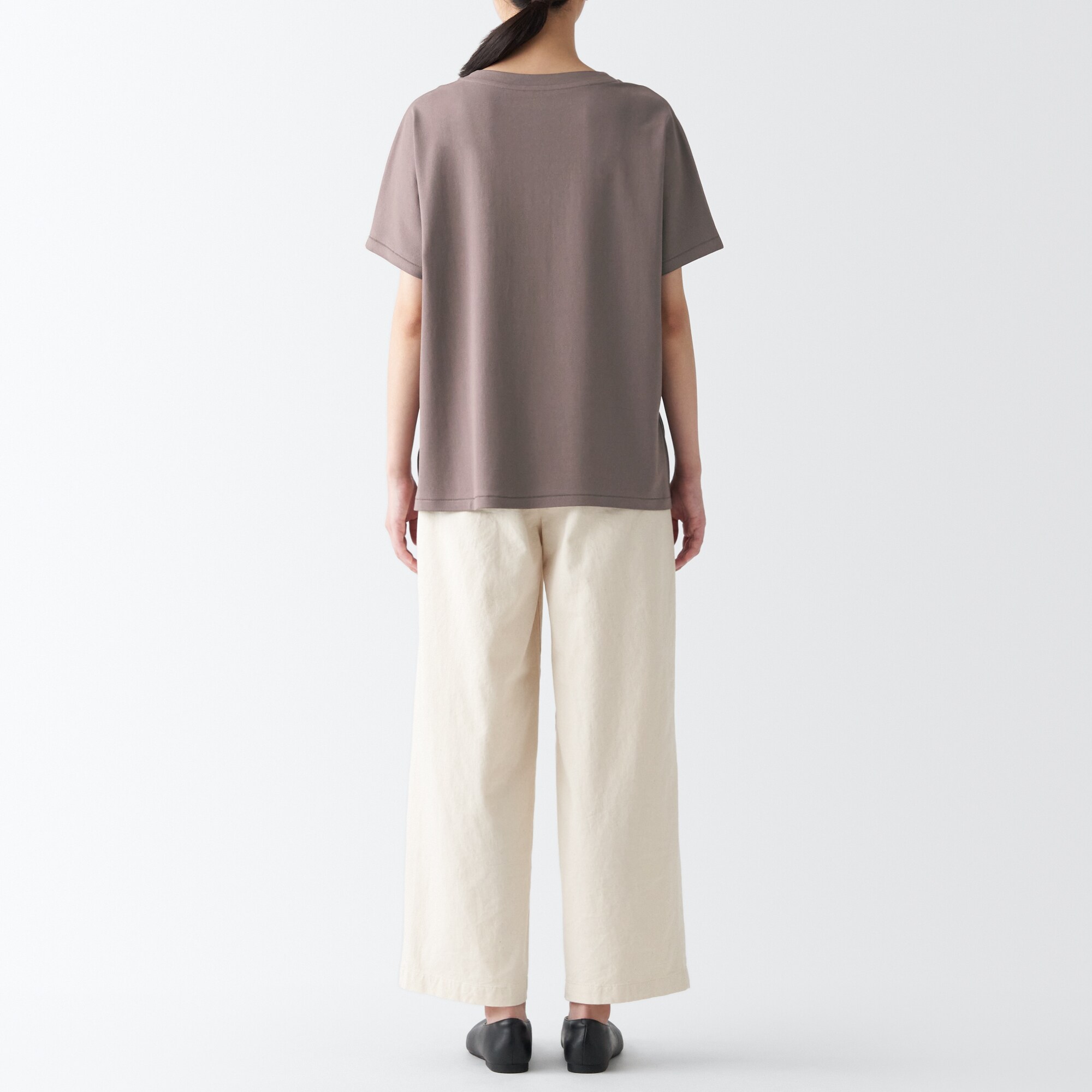 和紙混天竺編みプルオーバー（婦人）