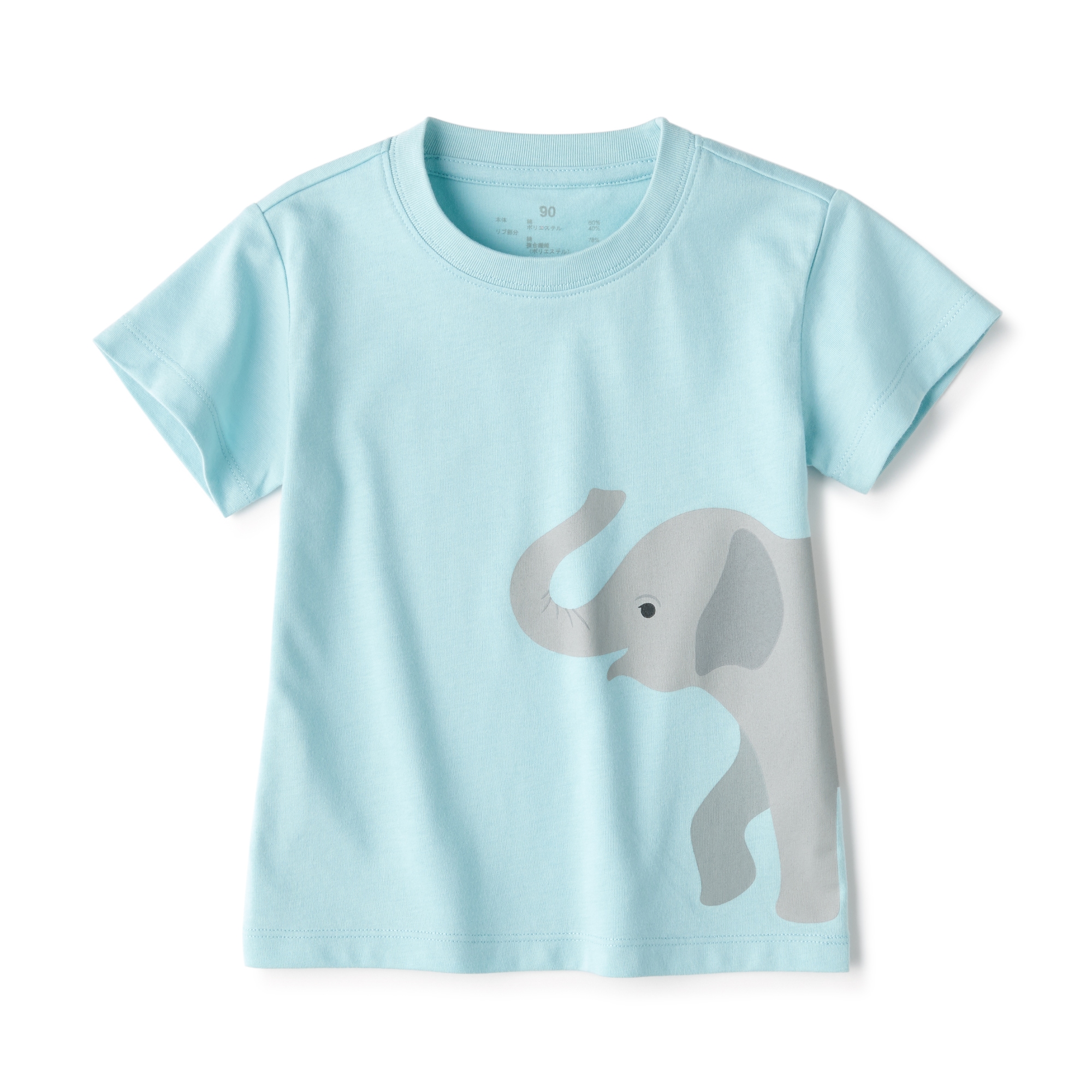 あたまするっとプリント半袖Ｔシャツ　（ベビー）