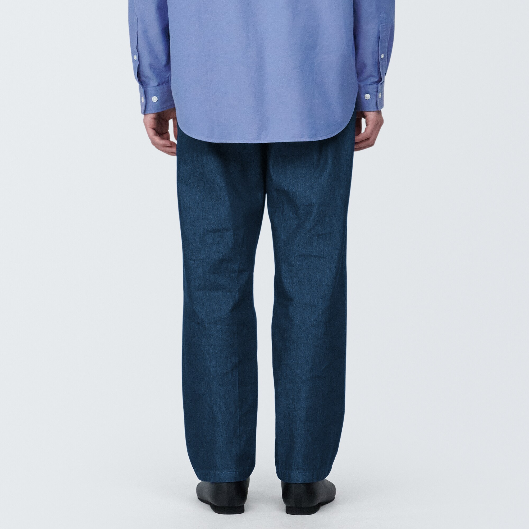 紳士　デニムイージーパンツ　生成