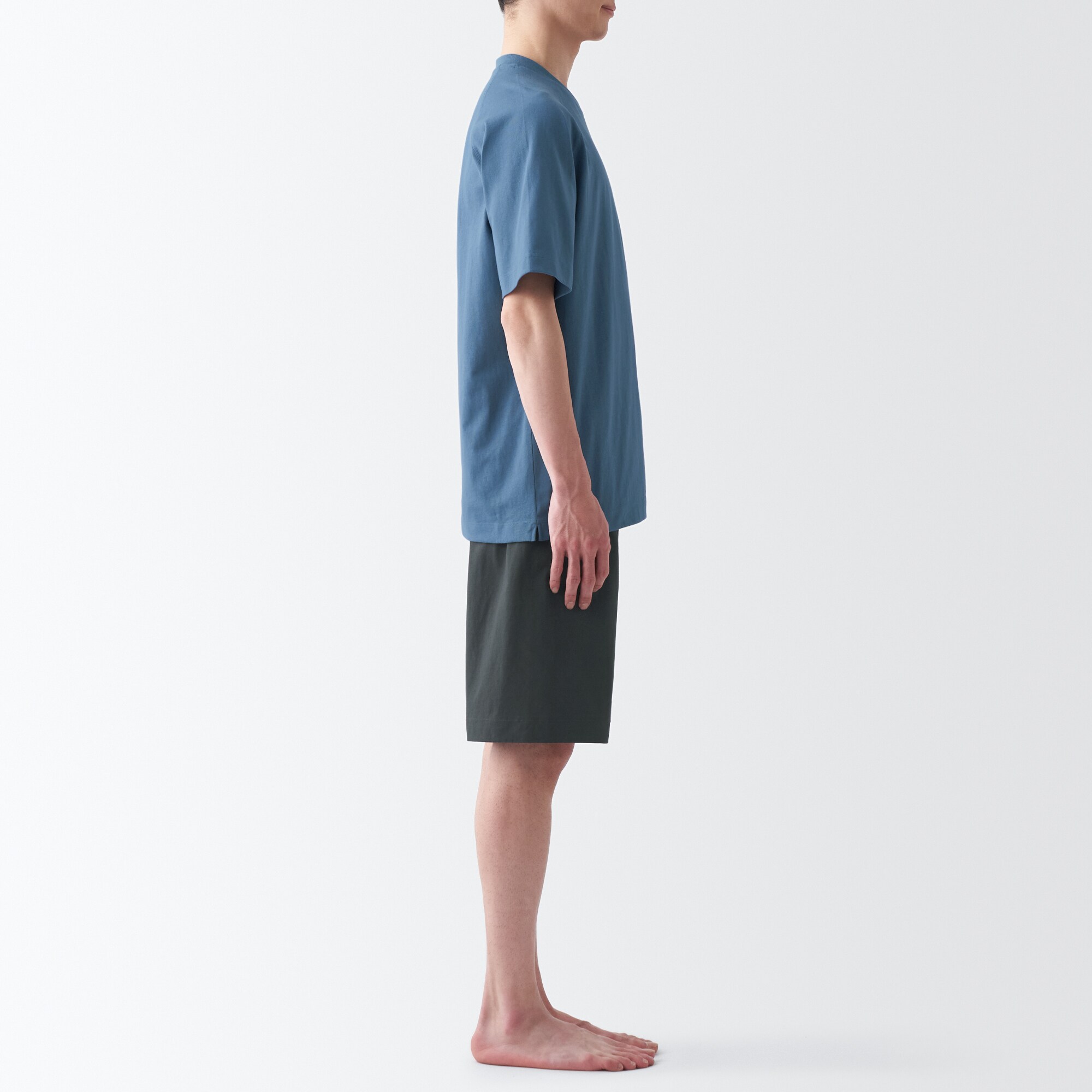 太番手天竺編み　半袖ルームウエアセット