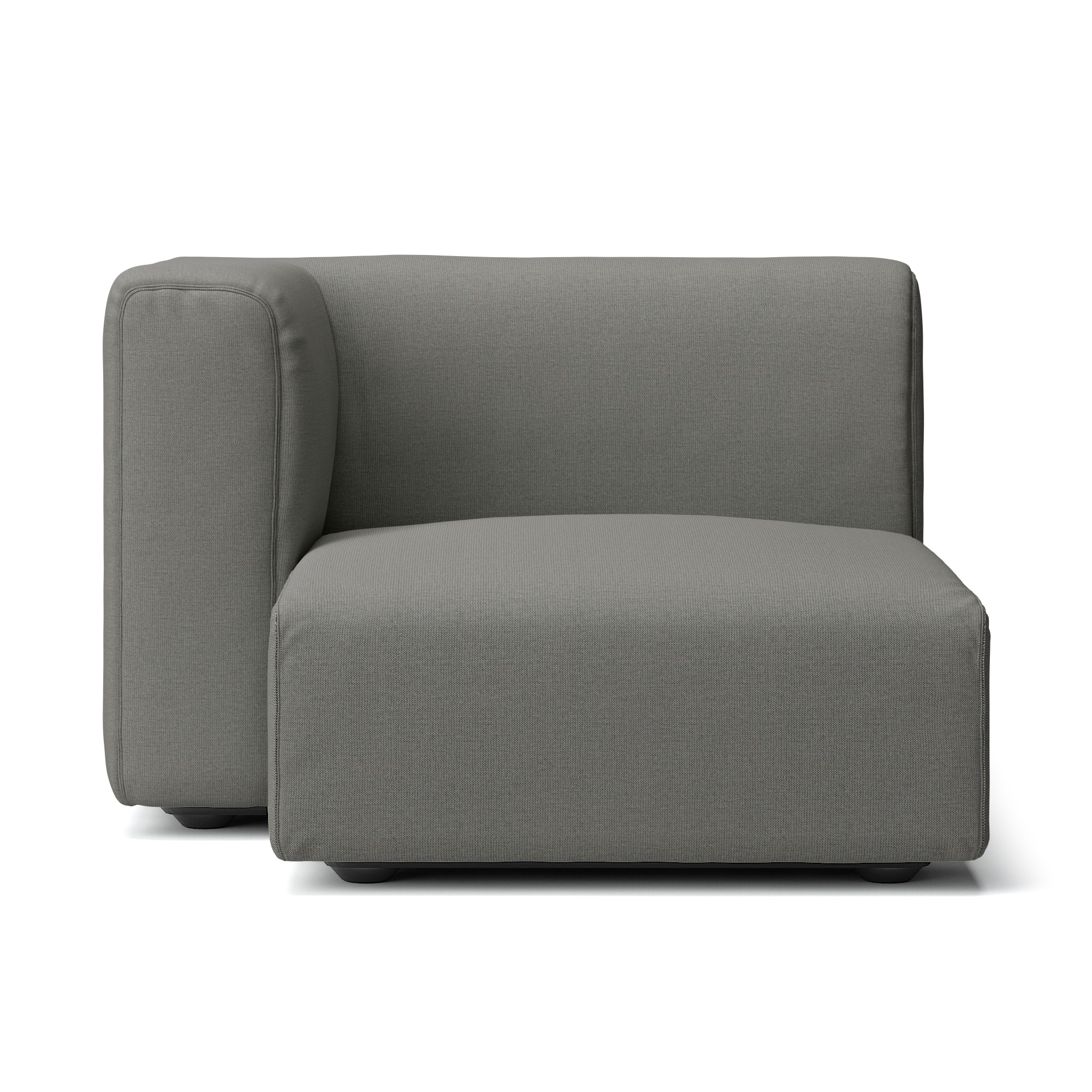 【カバー】綿麻バスケット織ユニットソファ・ハーフアーム・大（右）用カバー