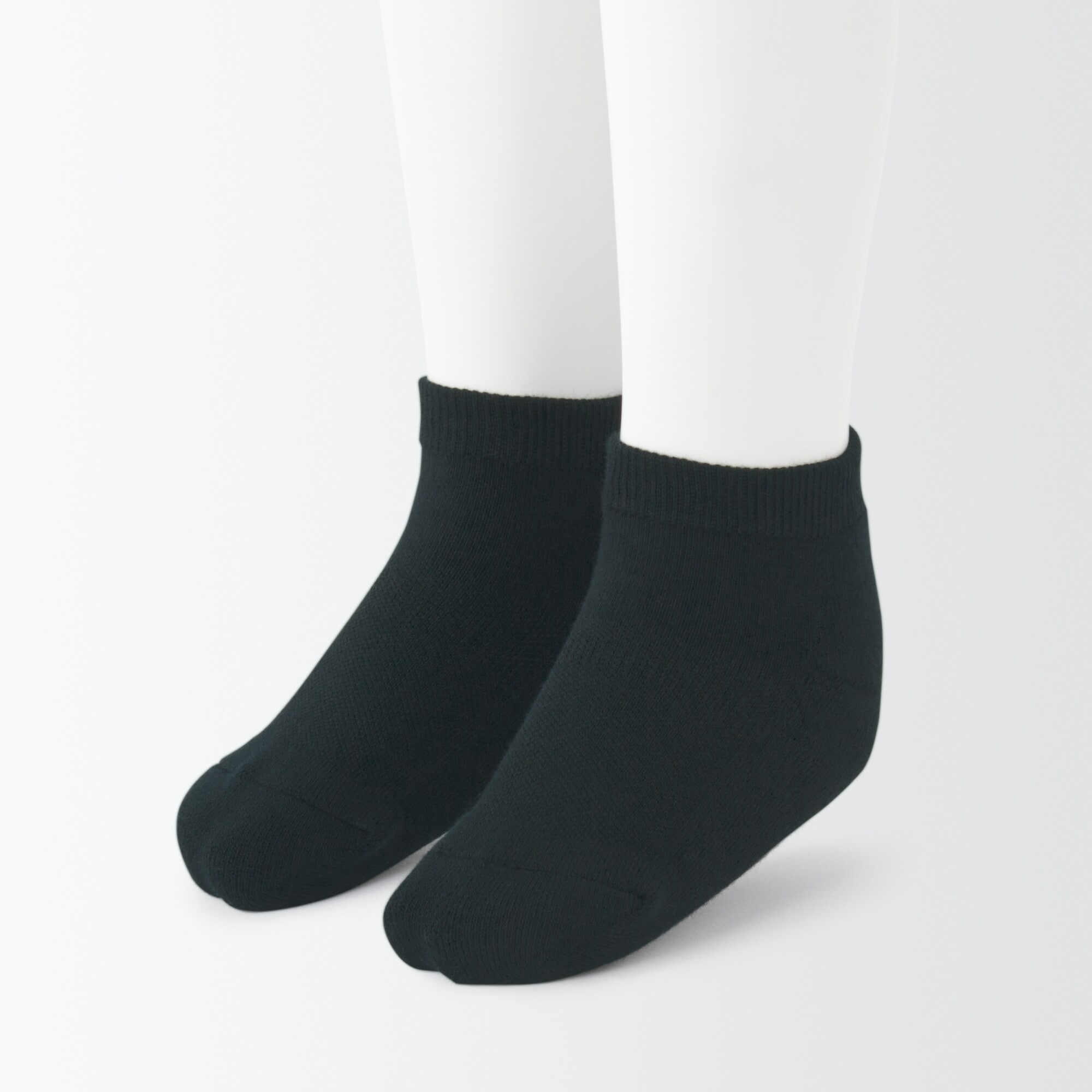 キッズ　足なり直角　パイル編み　厚手スニーカーイン（数量限定）