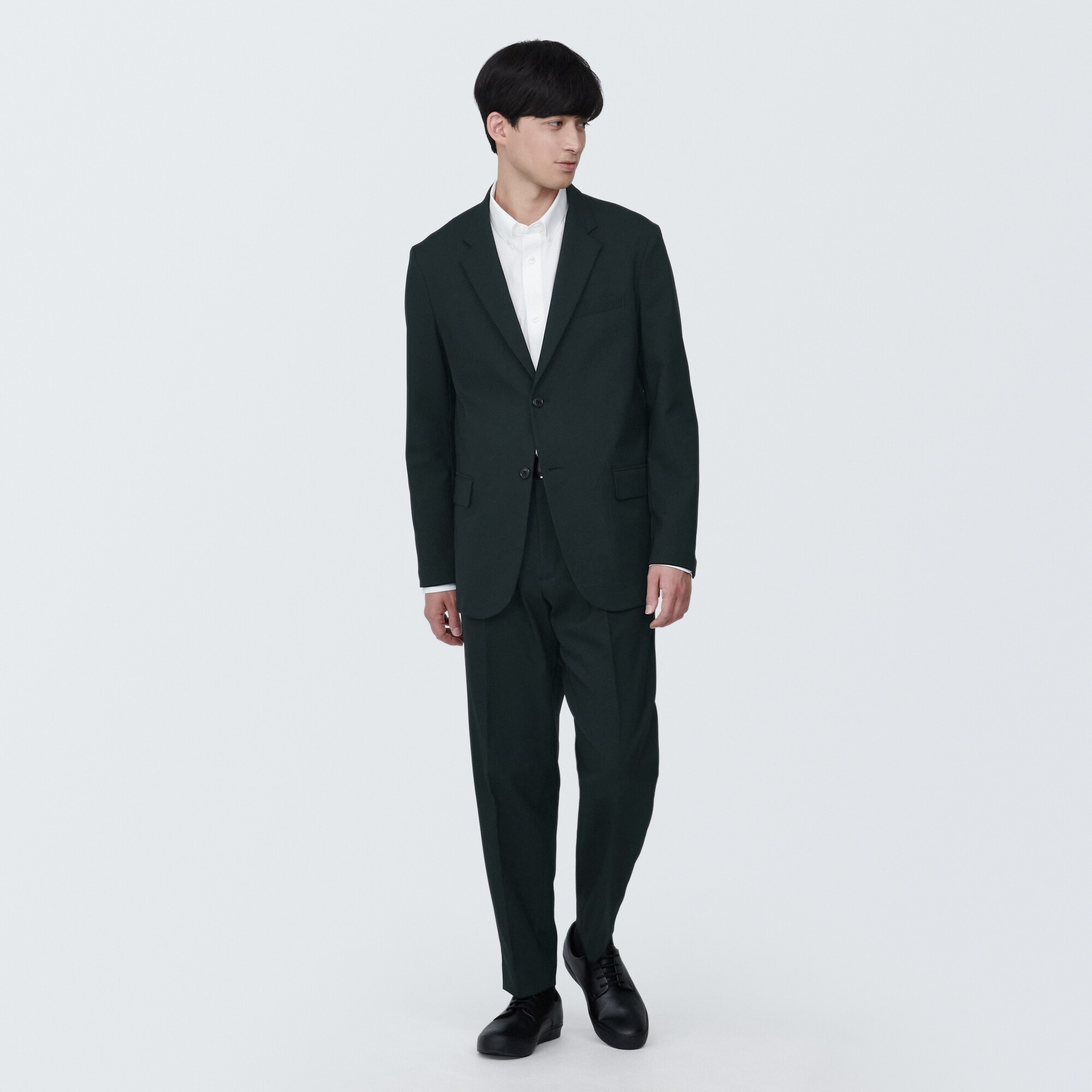 紳士　シワになりにくいストレッチジャケット