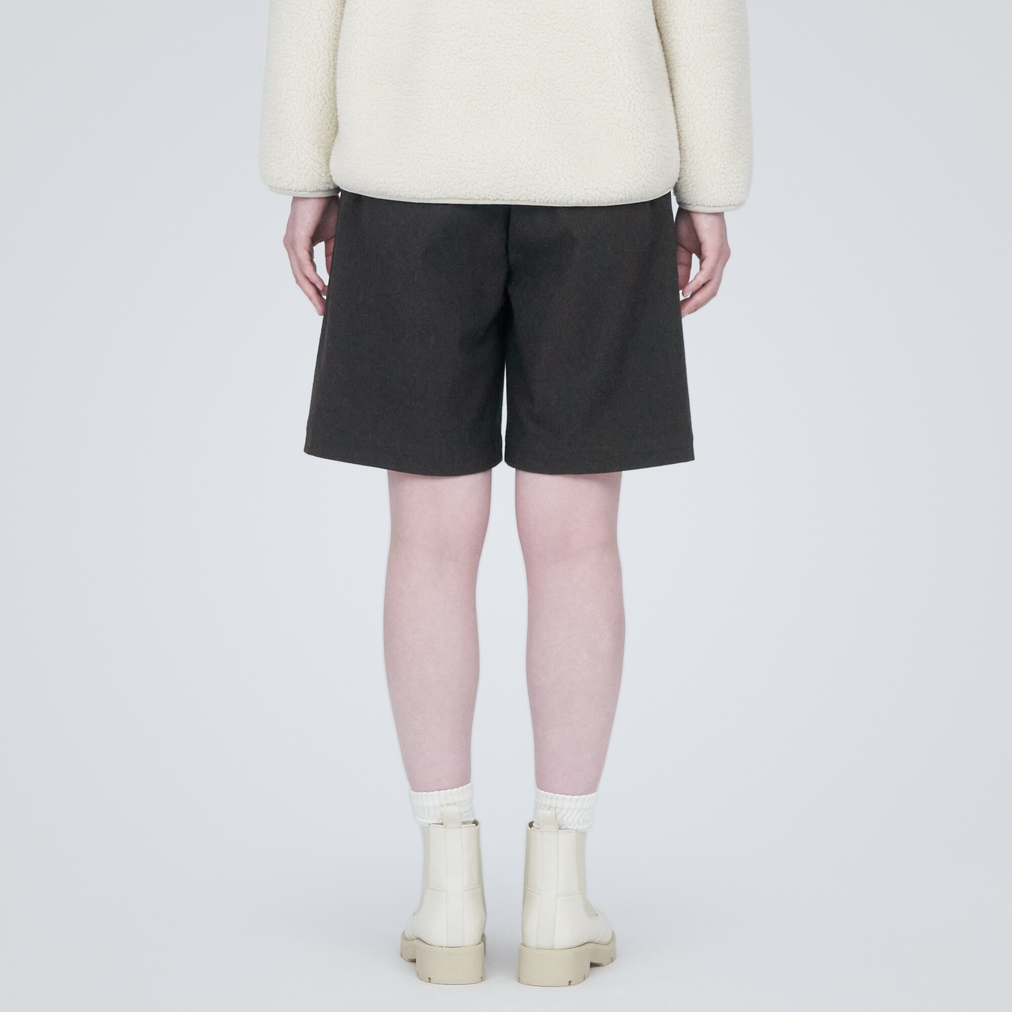 ストレッチ起毛ハーフパンツ