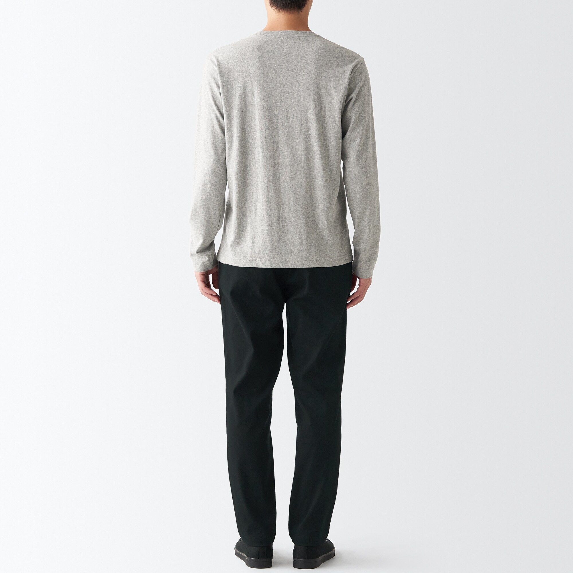 裏起毛ストレッチツイルテーパードパンツ