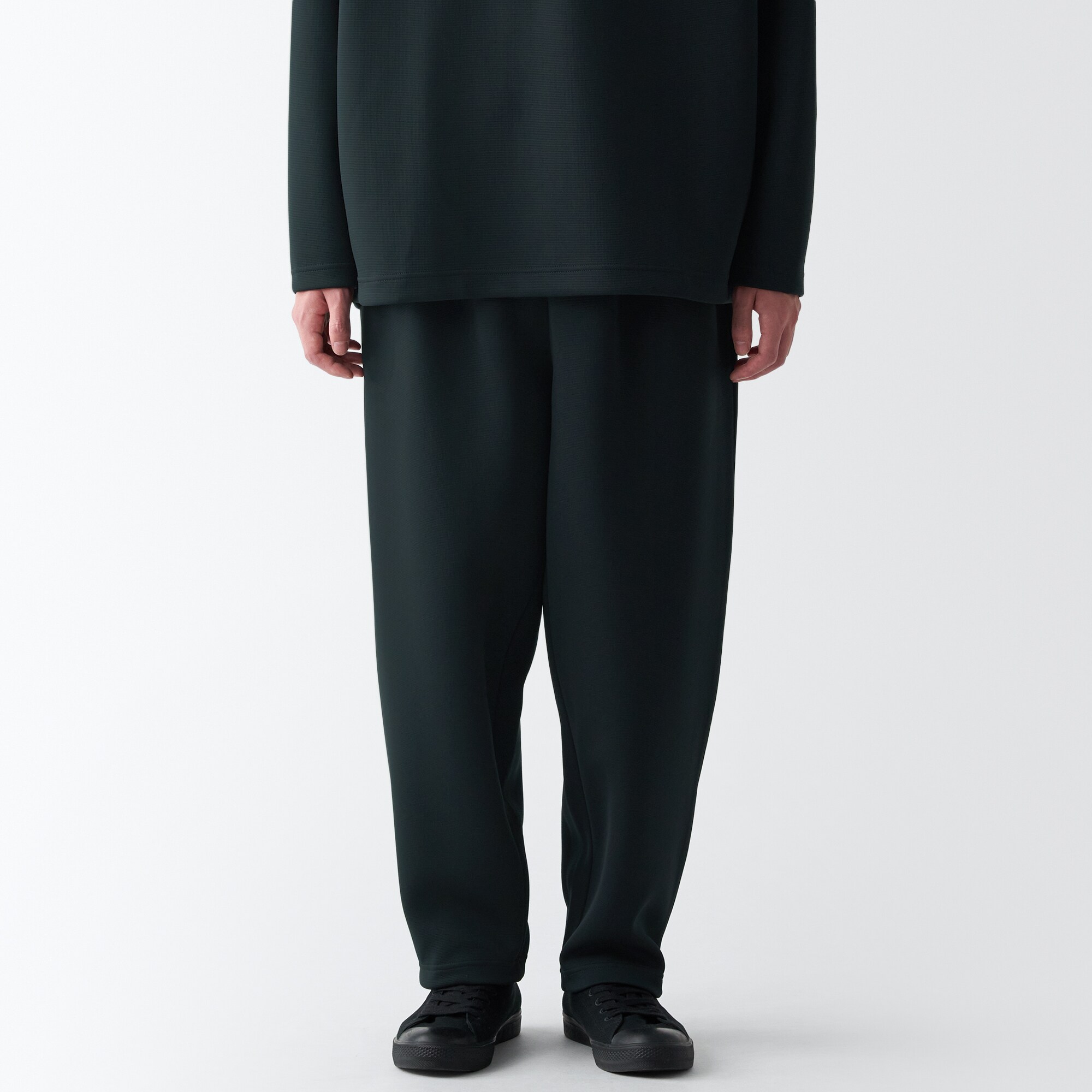 二重編みスウェットパンツ