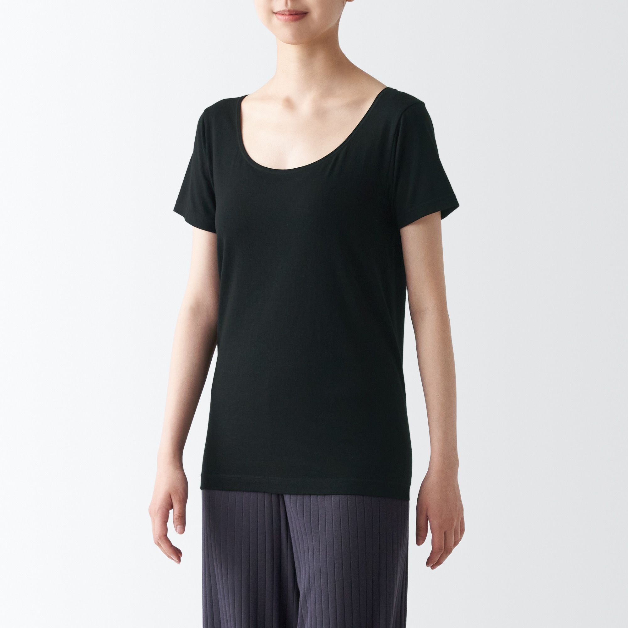 あったか綿　クルーネック半袖Ｔシャツ