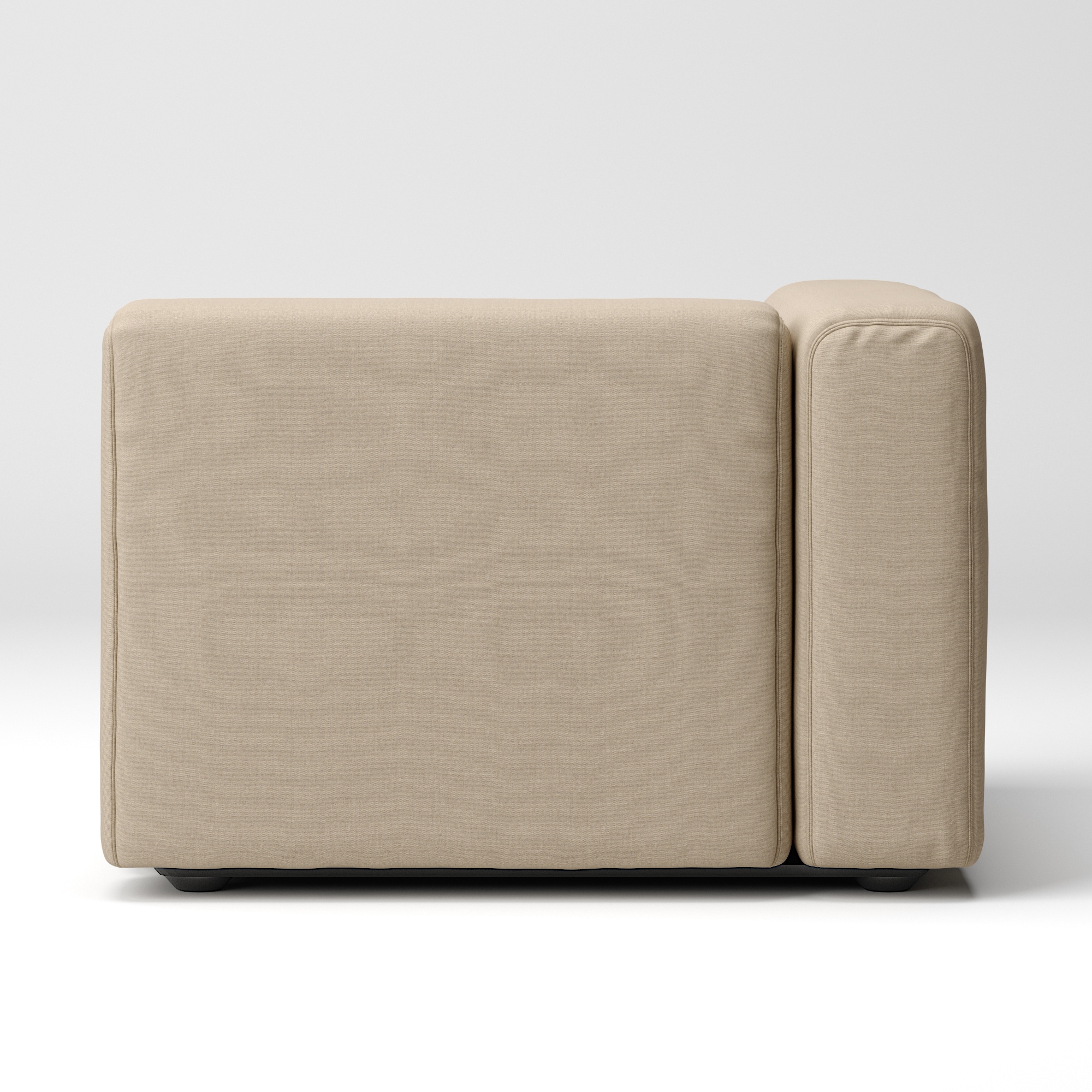 【カバー】綿帆布　ユニットソファ　アーム付　大　幅９８ｃｍ用カバー