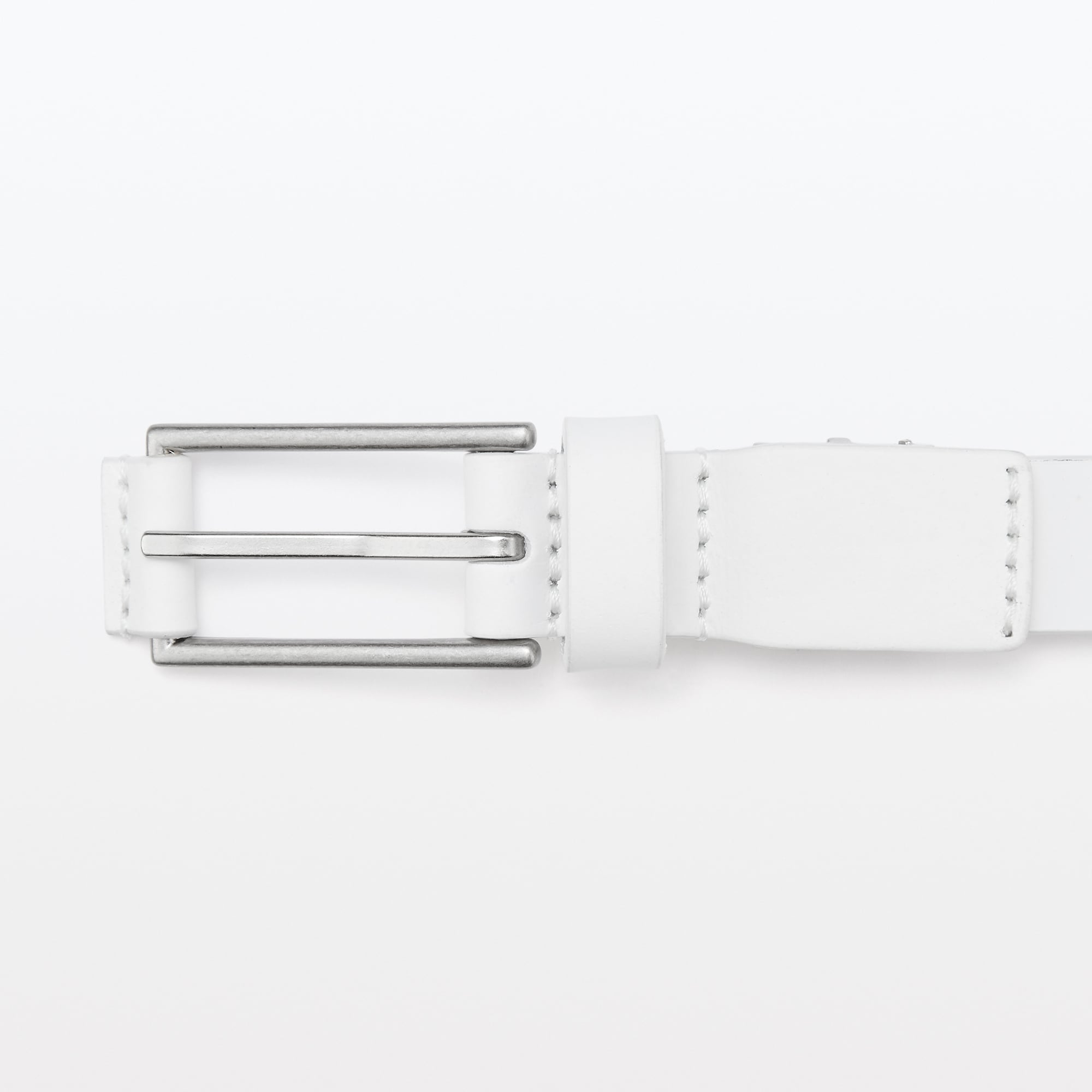 ヌメ革　長さを調節できる　細幅ベルト