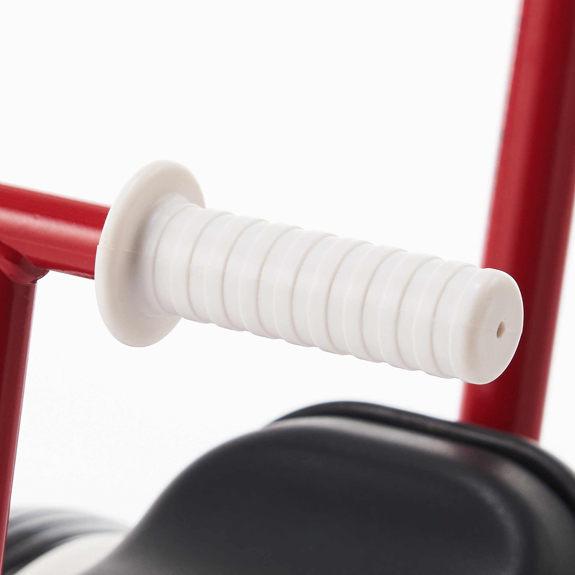 三輪車・舵取り棒付き　レッド