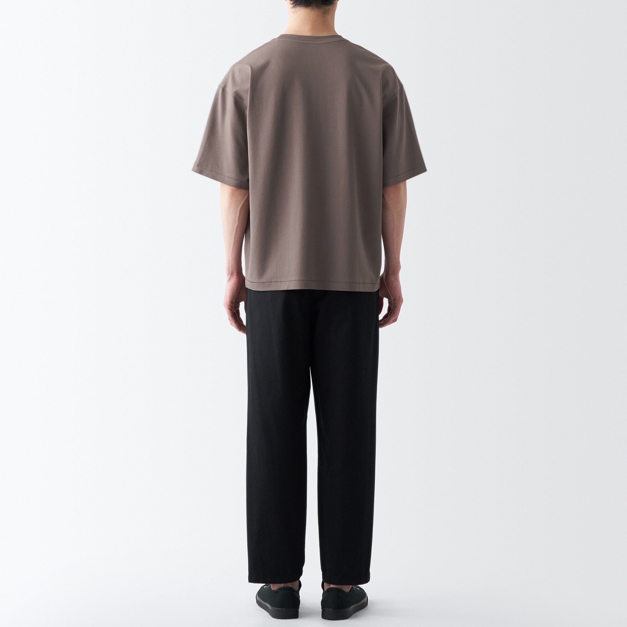 和紙混天竺編みＴシャツ（紳士）