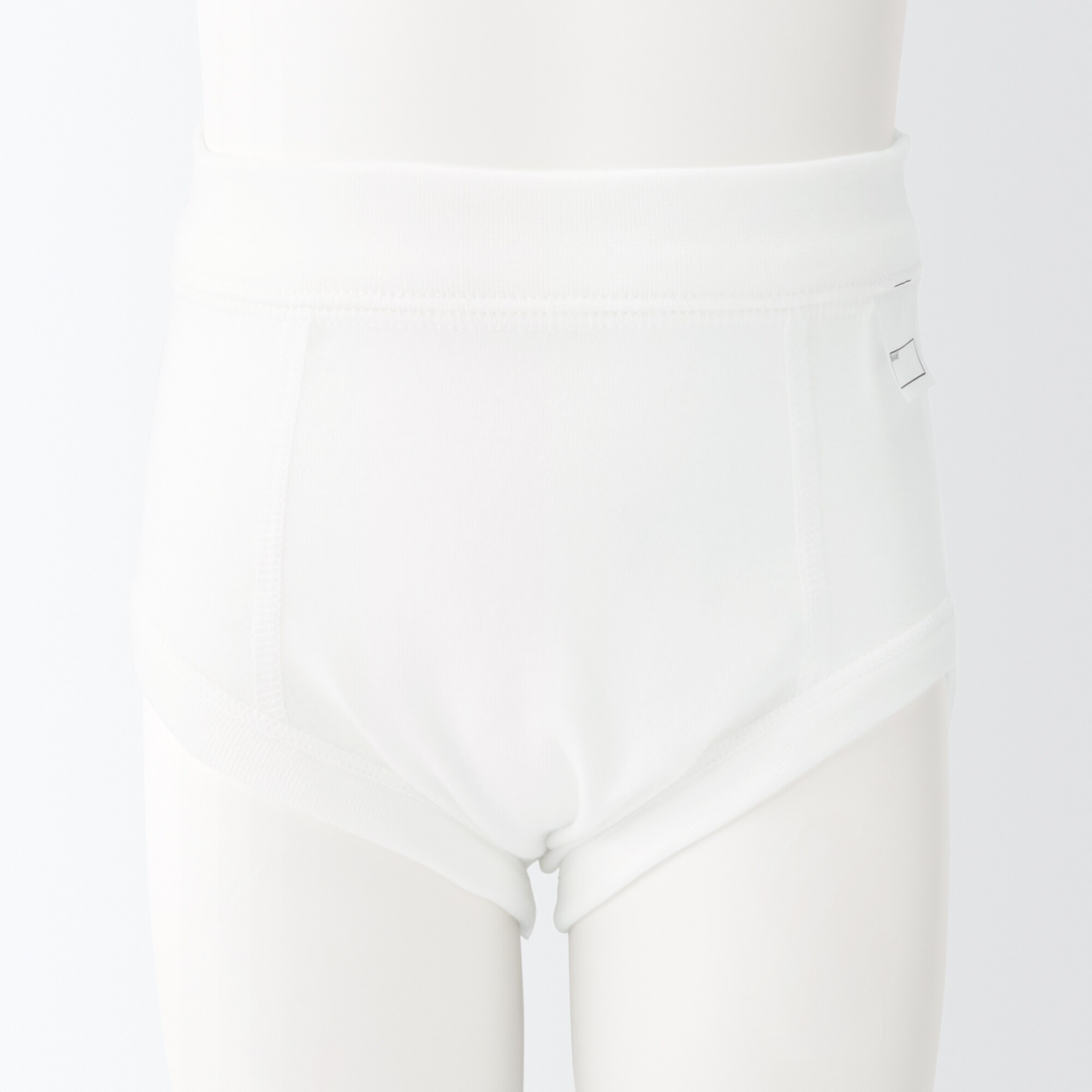 ベビー　フライス編み前閉じブリーフ