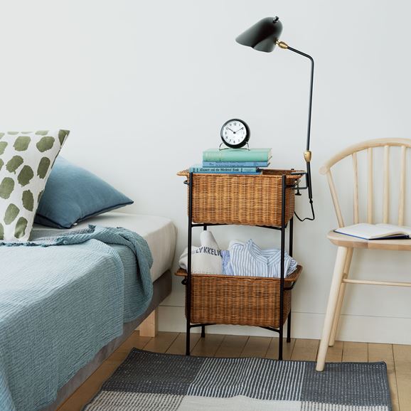 ＷＡＬＬＡＢＹ　ＢＡＳＫＥＴ　ＳＴＡＮＤ　幅４４．５×奥行３１．５×高さ６６ｃｍ