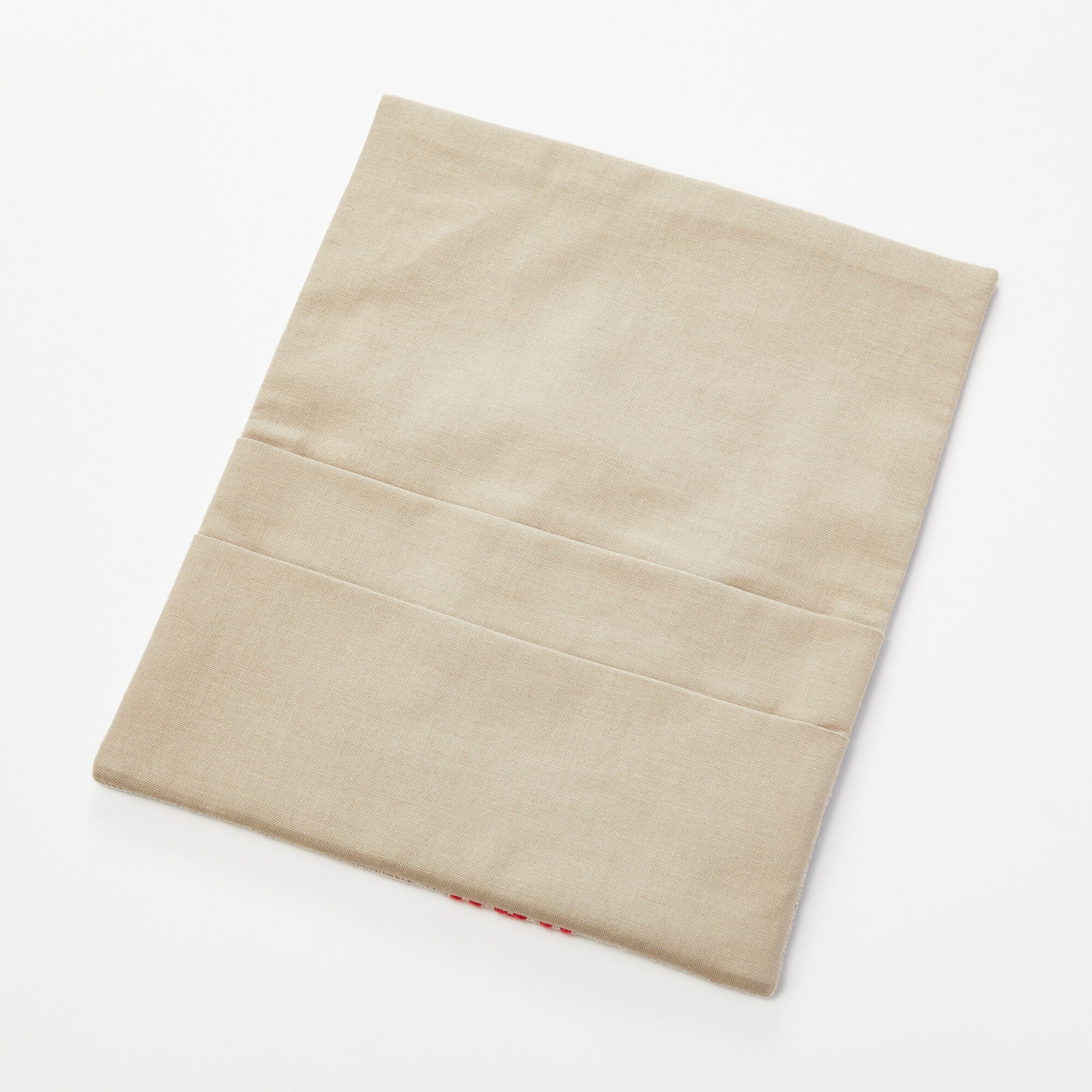 こぎん刺し　フリーケース　生成り