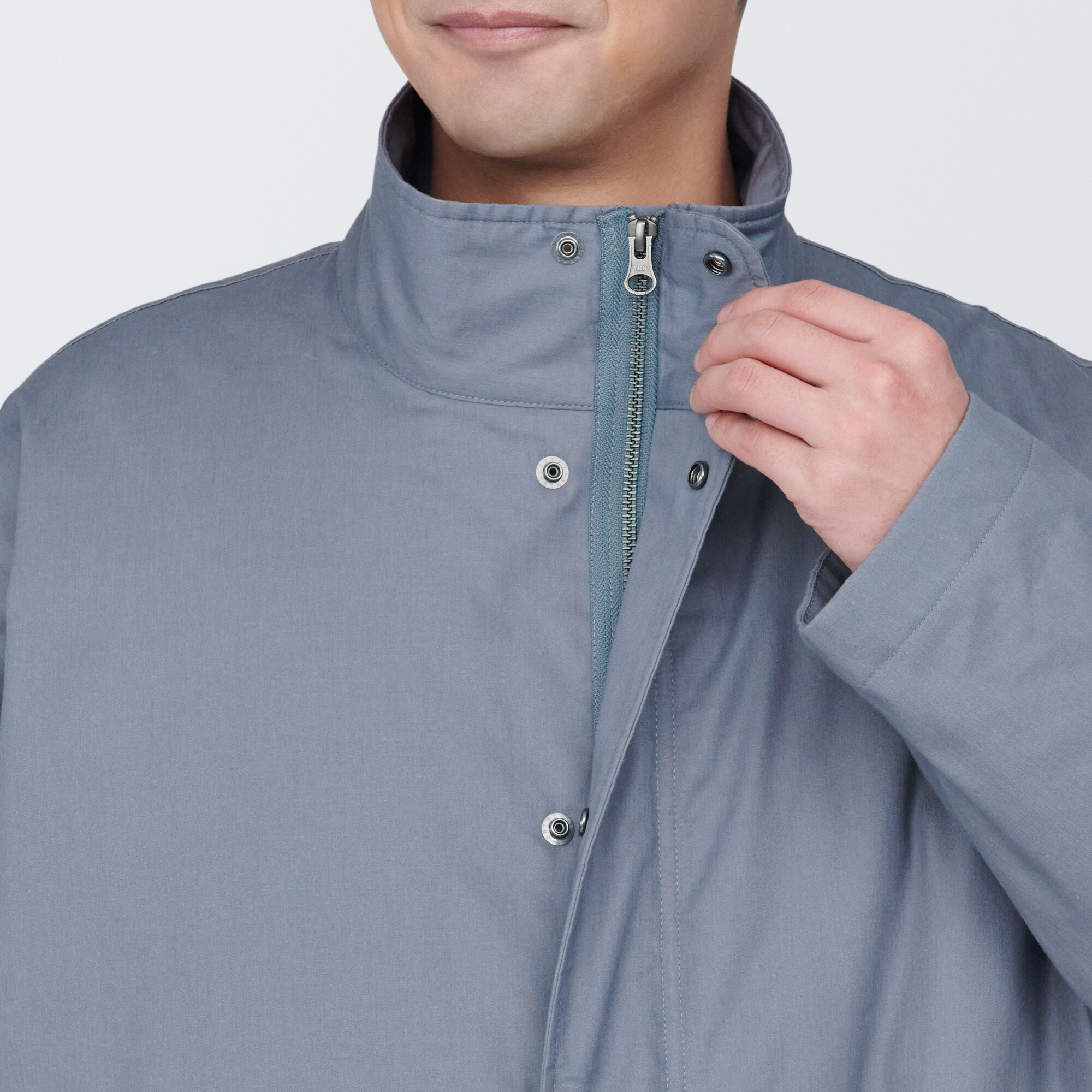 紳士　木の実から作ったカポック混中わた　コート