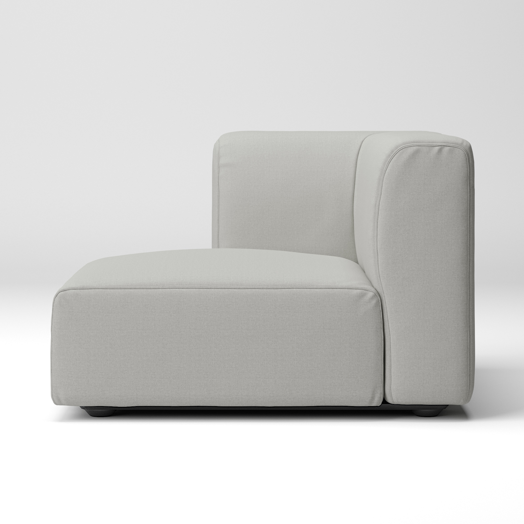 【カバー】綿帆布　ユニットソファ　ハーフアーム付　大（右）用カバー