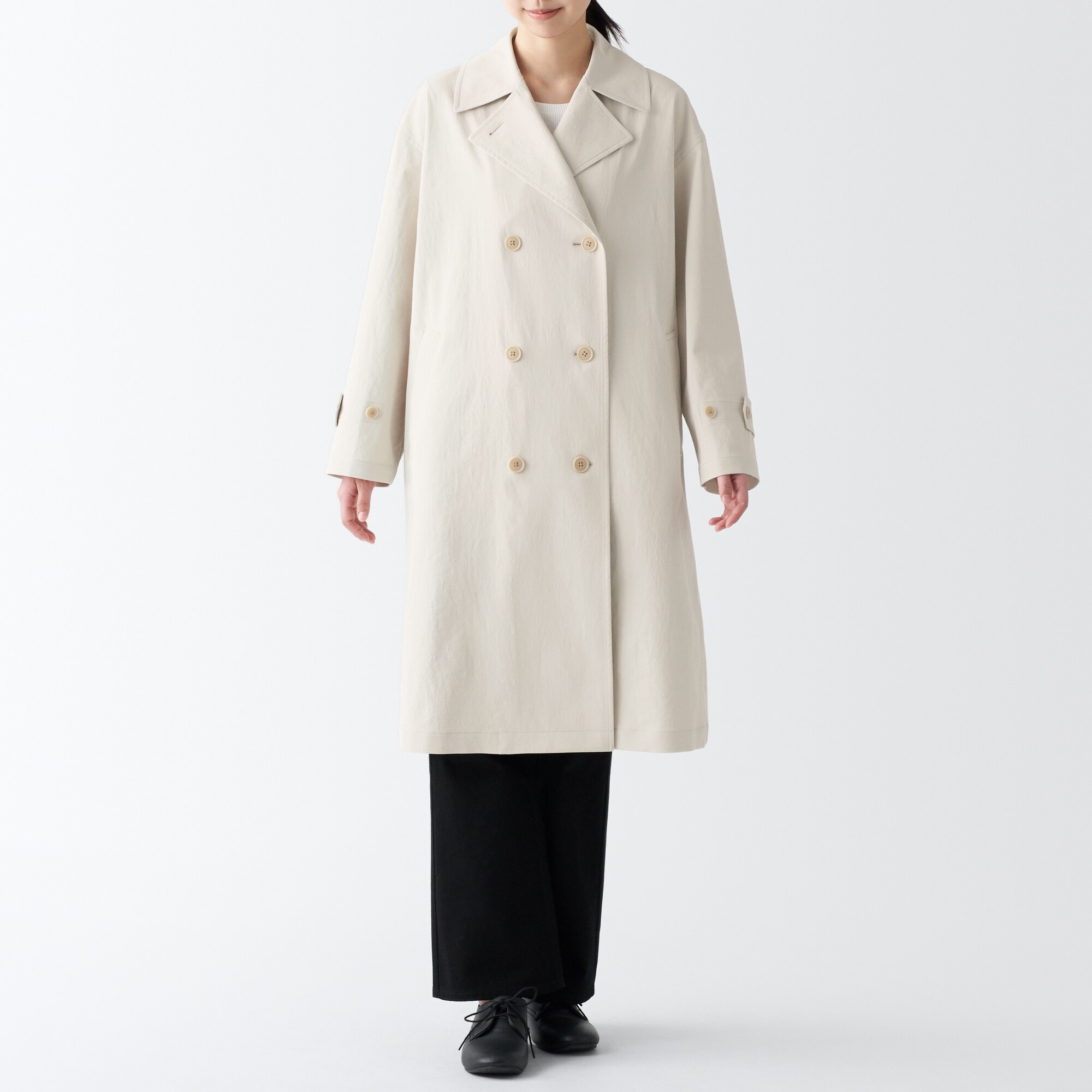 撥水トレンチコート