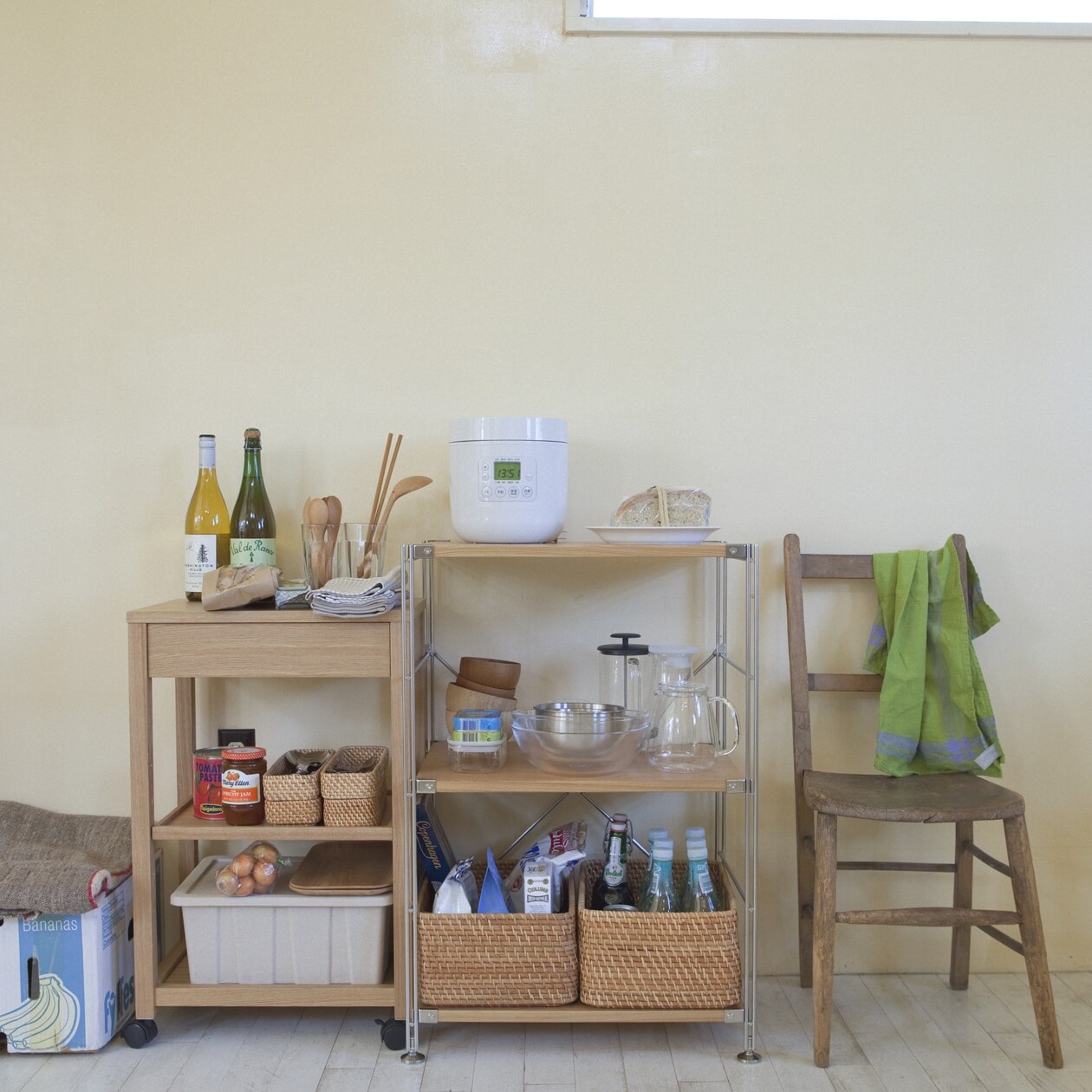 ステンレスユニットシェルフ・棚セット・小