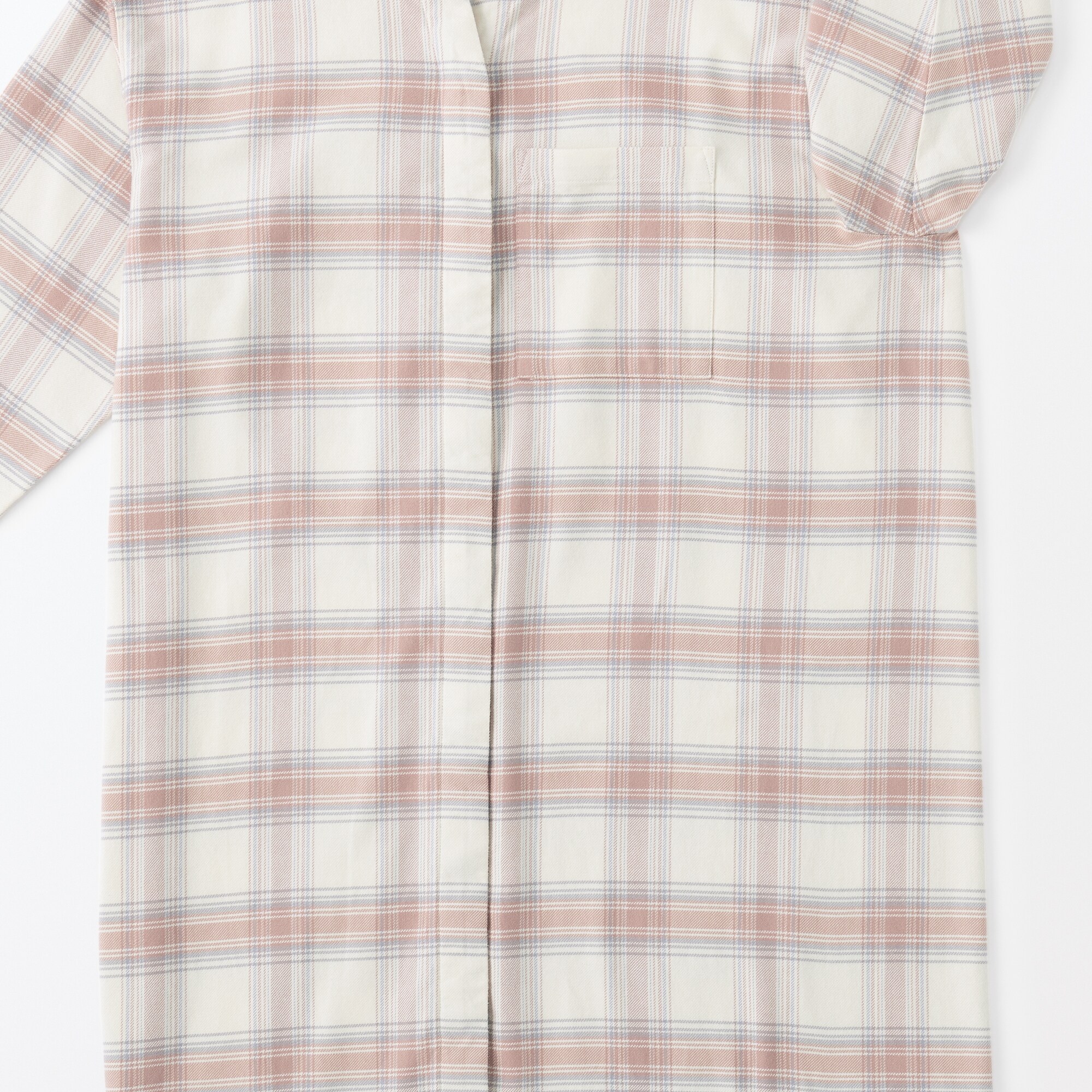 【両面起毛で温かい】脇に縫い目のない　フランネルパジャマ（マタニティ）