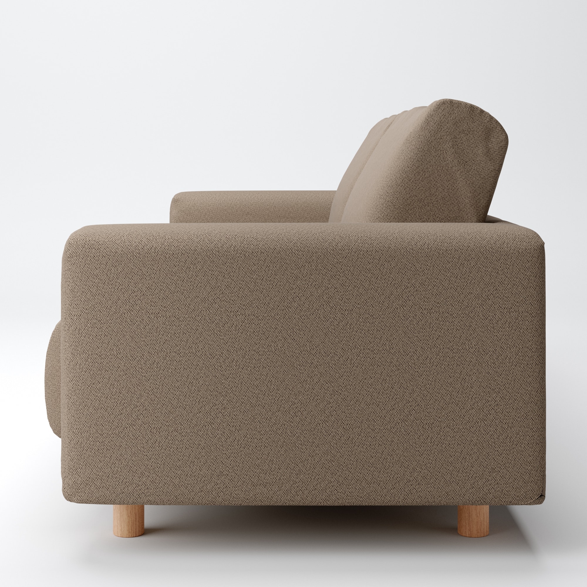 【カバー】綿太番手ソファ本体・３シーター・ウレタンポケットコイル用カバー