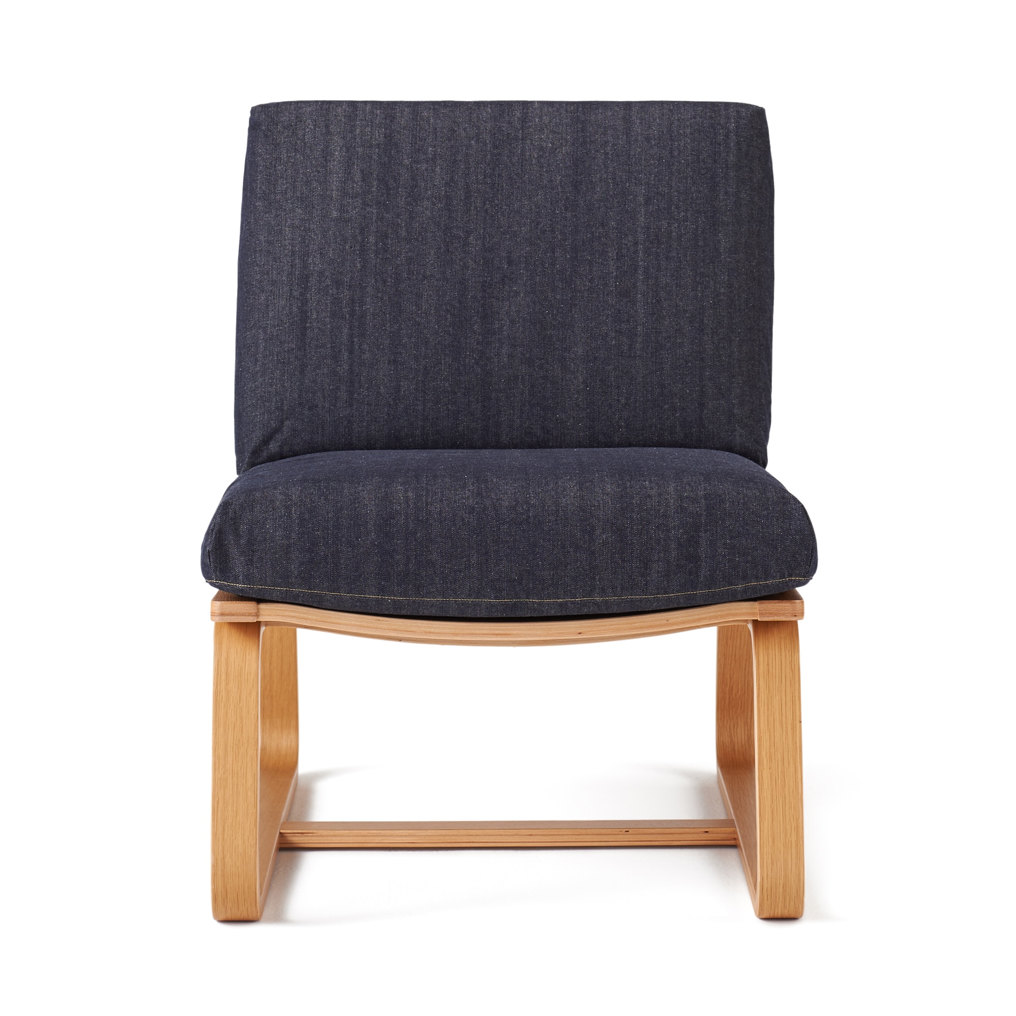 【カバー】綿デニムリビングでもダイニングでもつかえるソファチェア用カバー