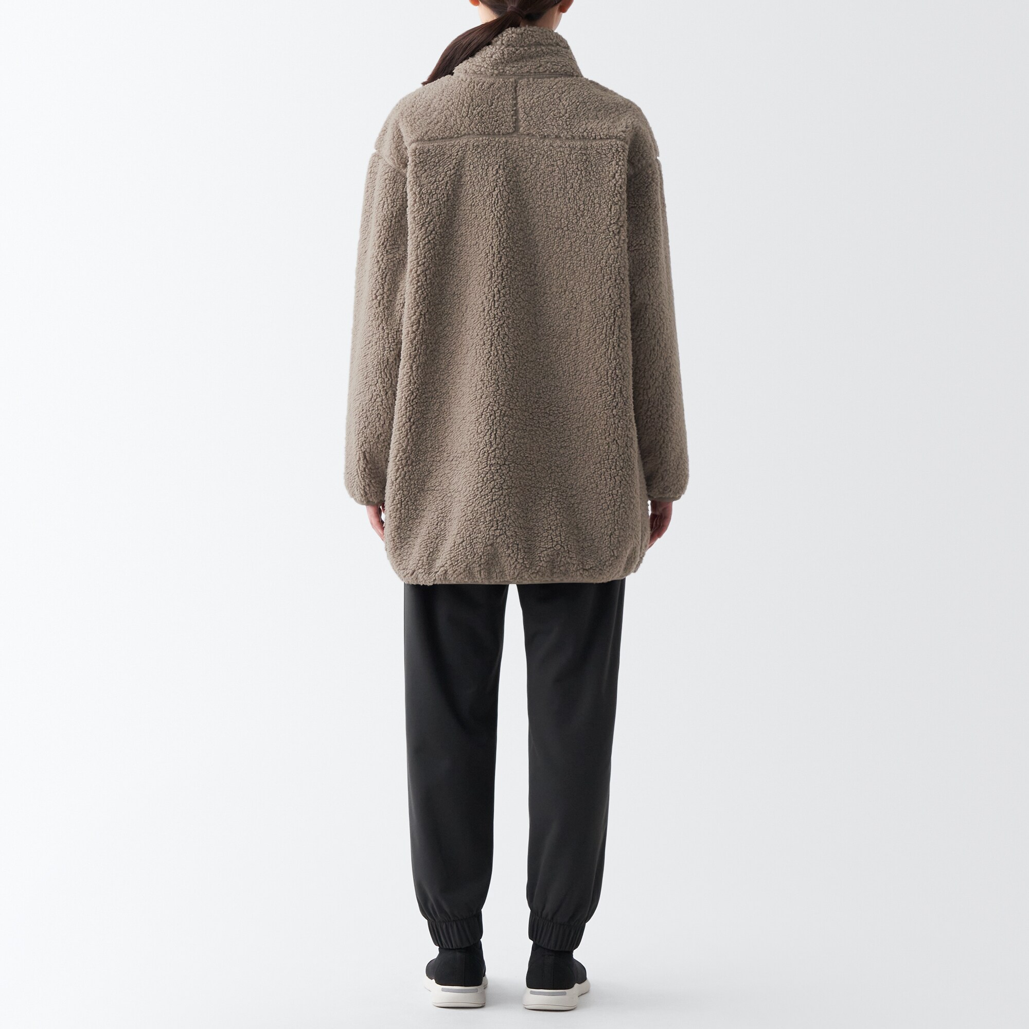 防風フリースコート