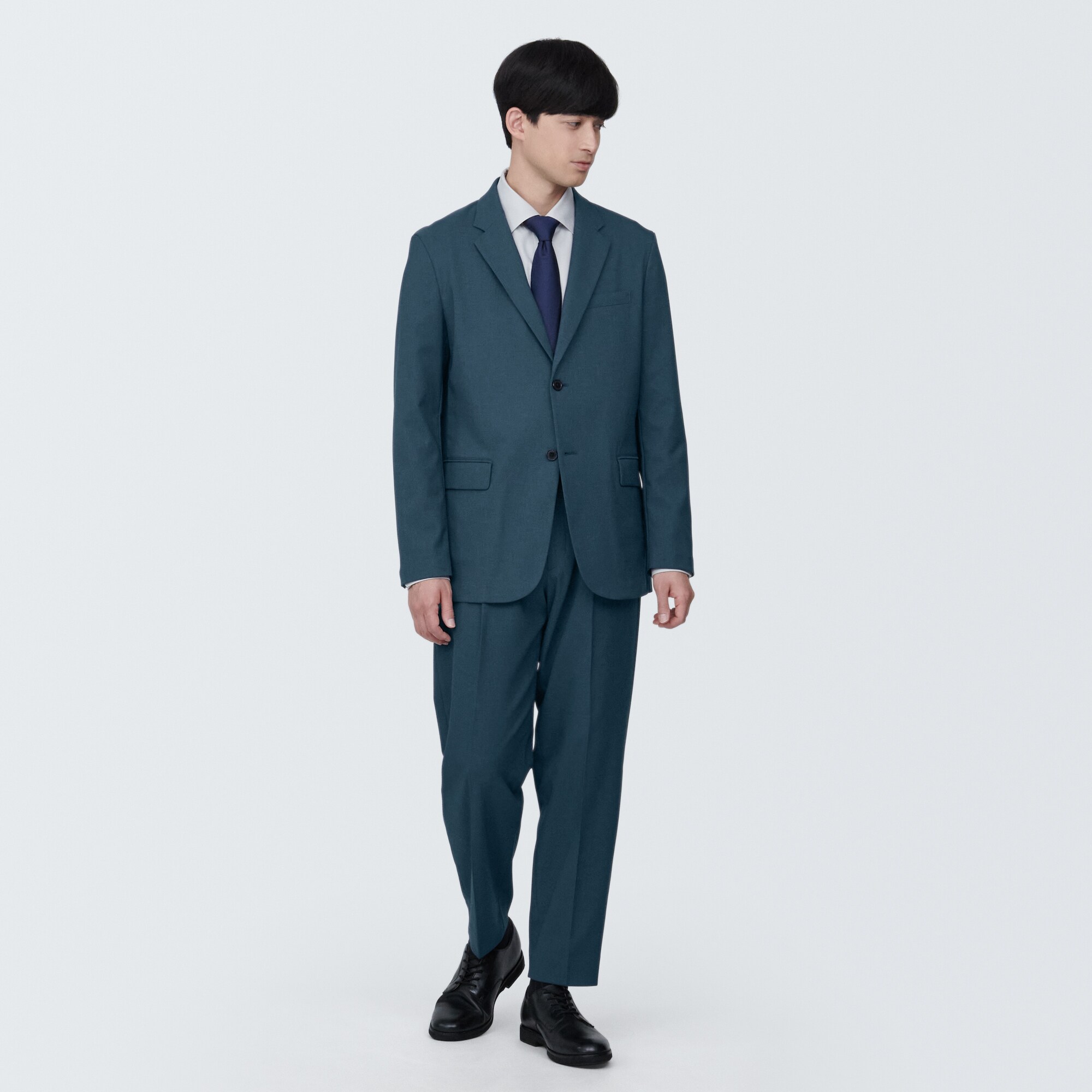 紳士　シワになりにくいストレッチジャケット