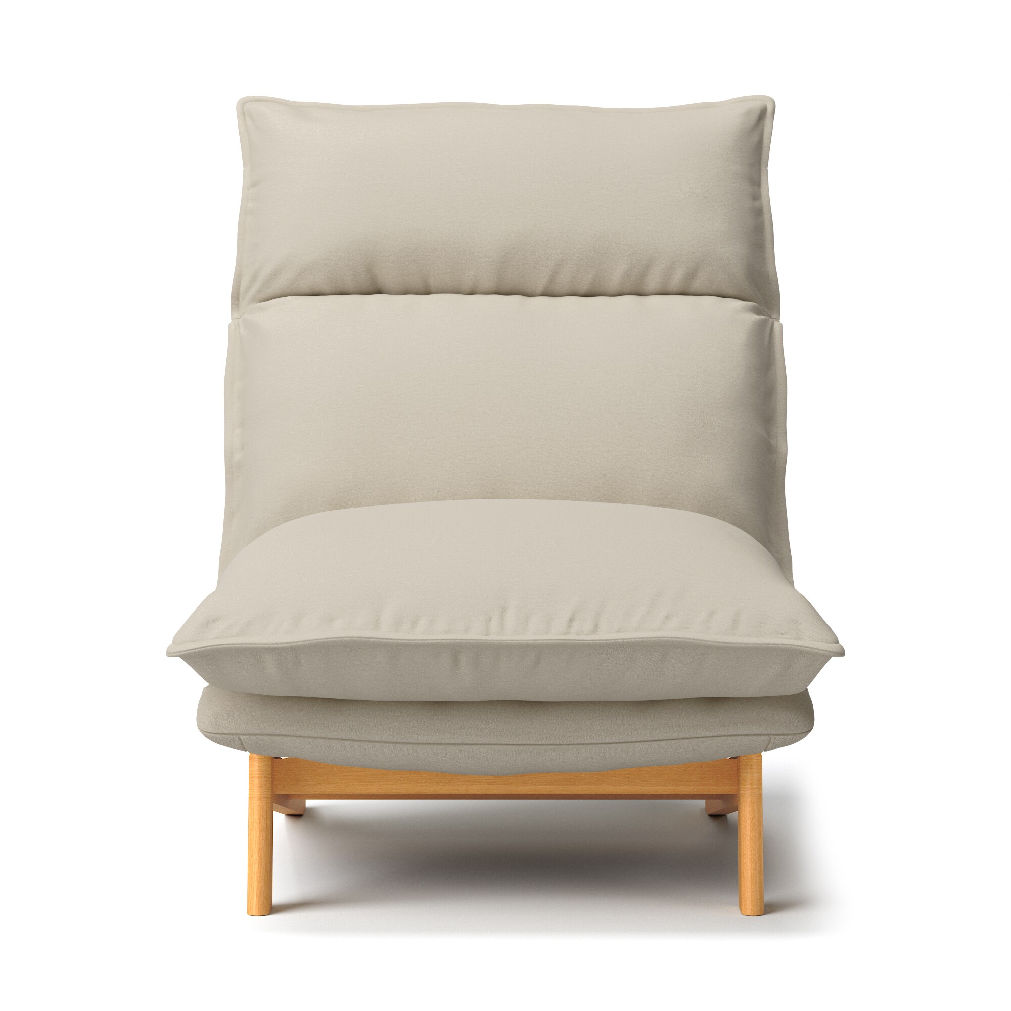 【カバー】洗いざらしの綿帆布ハイバックリクライニングソファ・１シーター用カバー